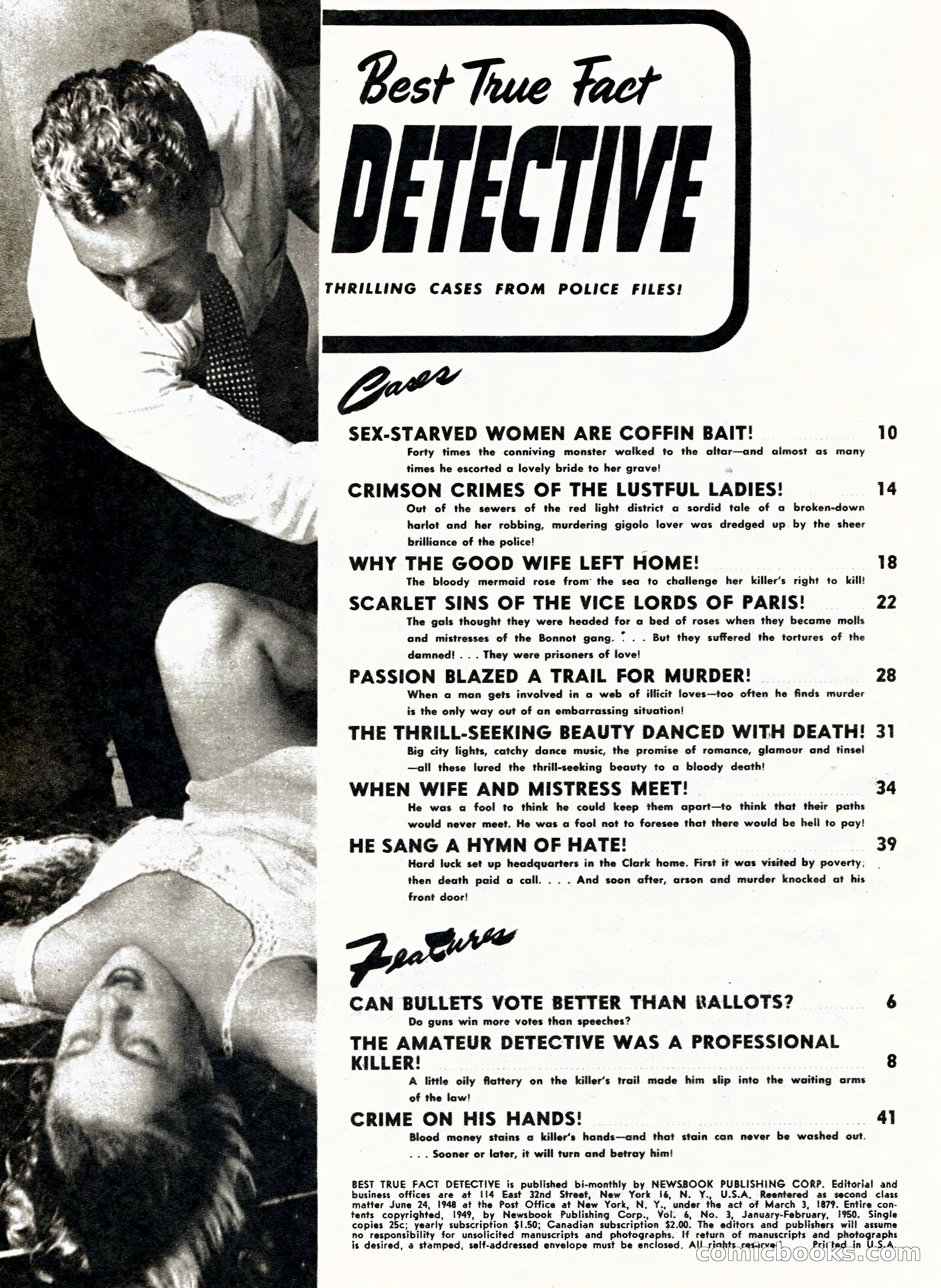 Best True Fact Detective, January 1950 — page 4 of 68