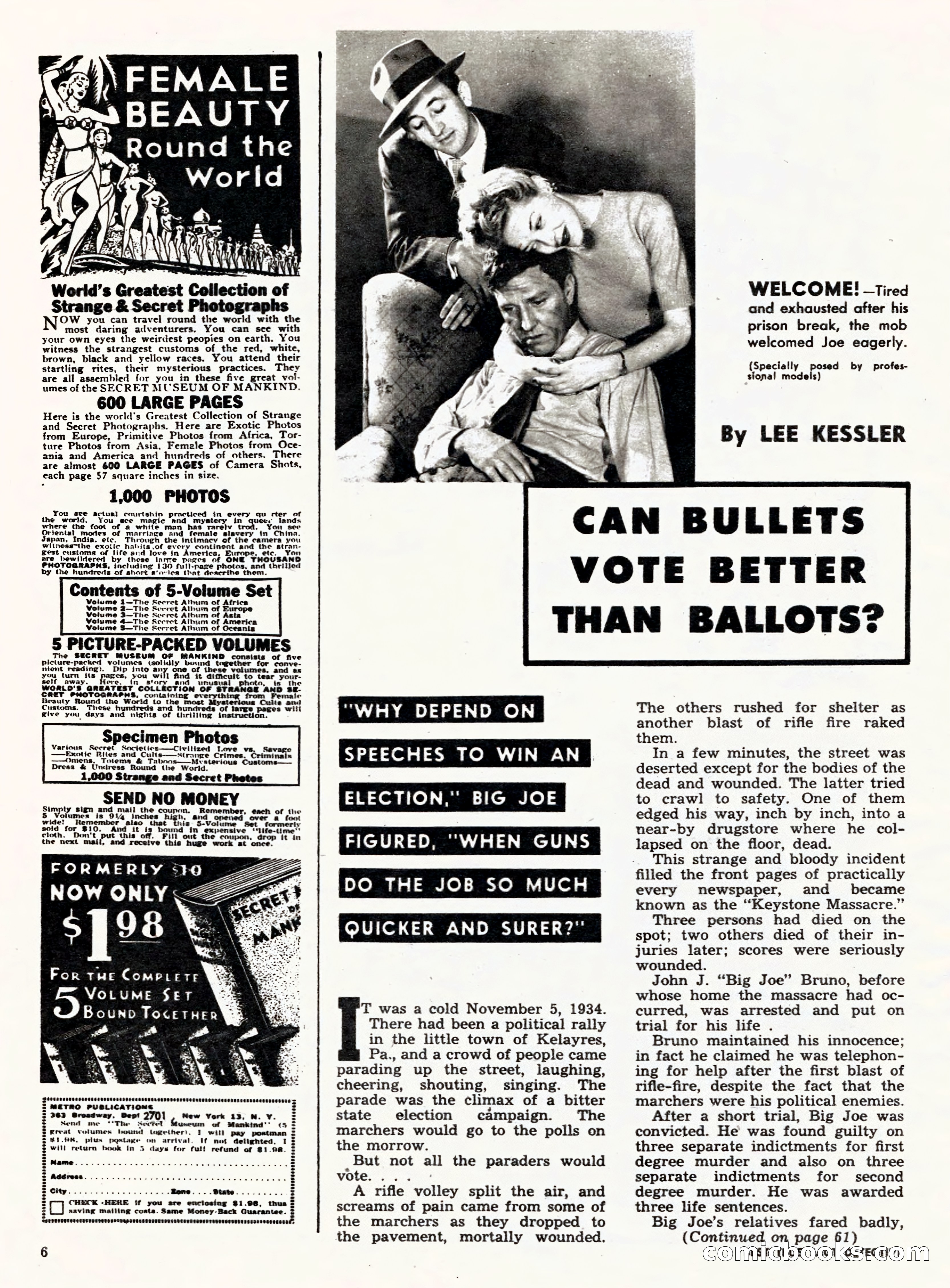 Best True Fact Detective, January 1950 — page 6 of 68
