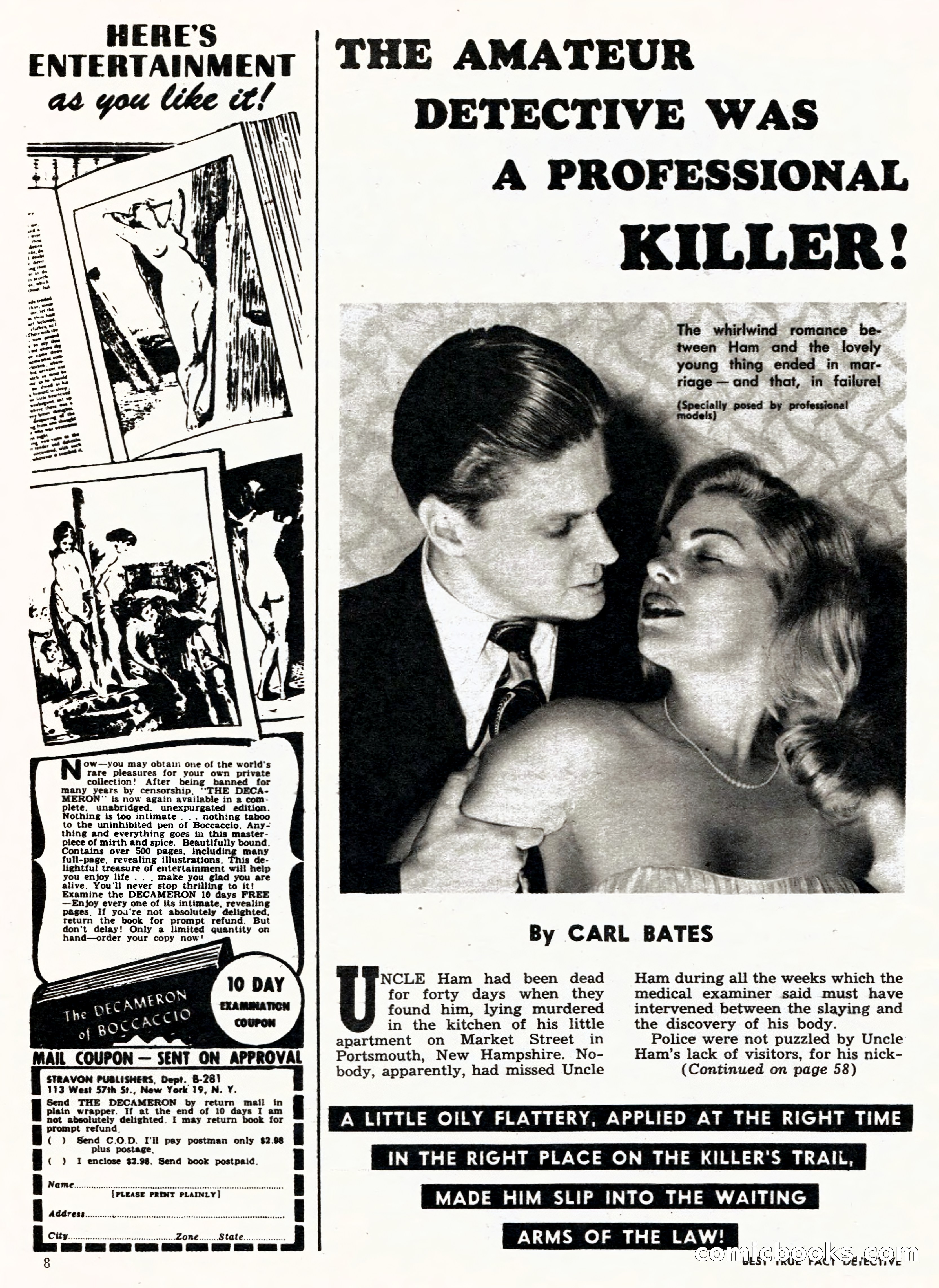 Best True Fact Detective, January 1950 — page 8 of 68