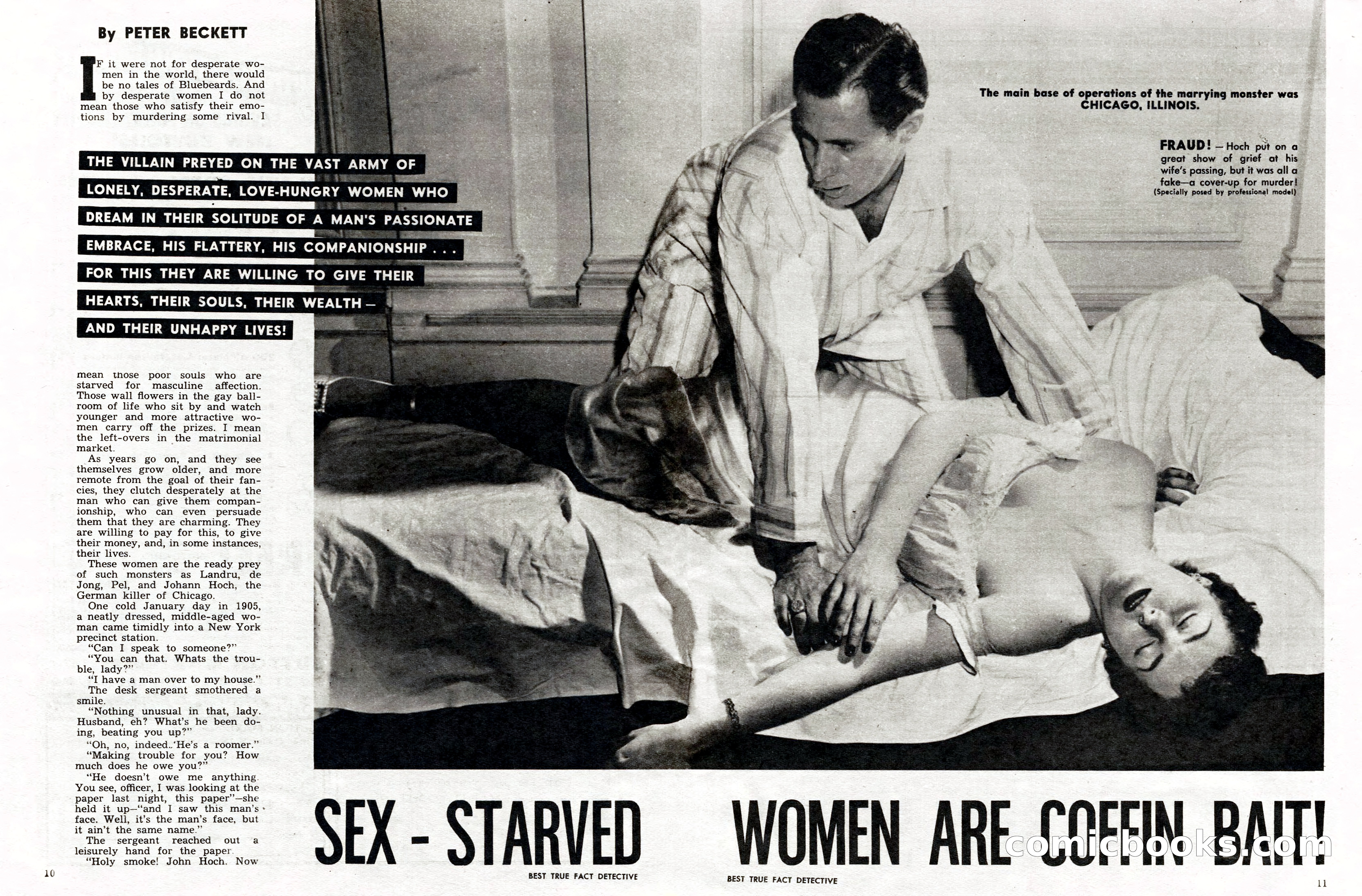Best True Fact Detective, January 1950 — page 10 of 68