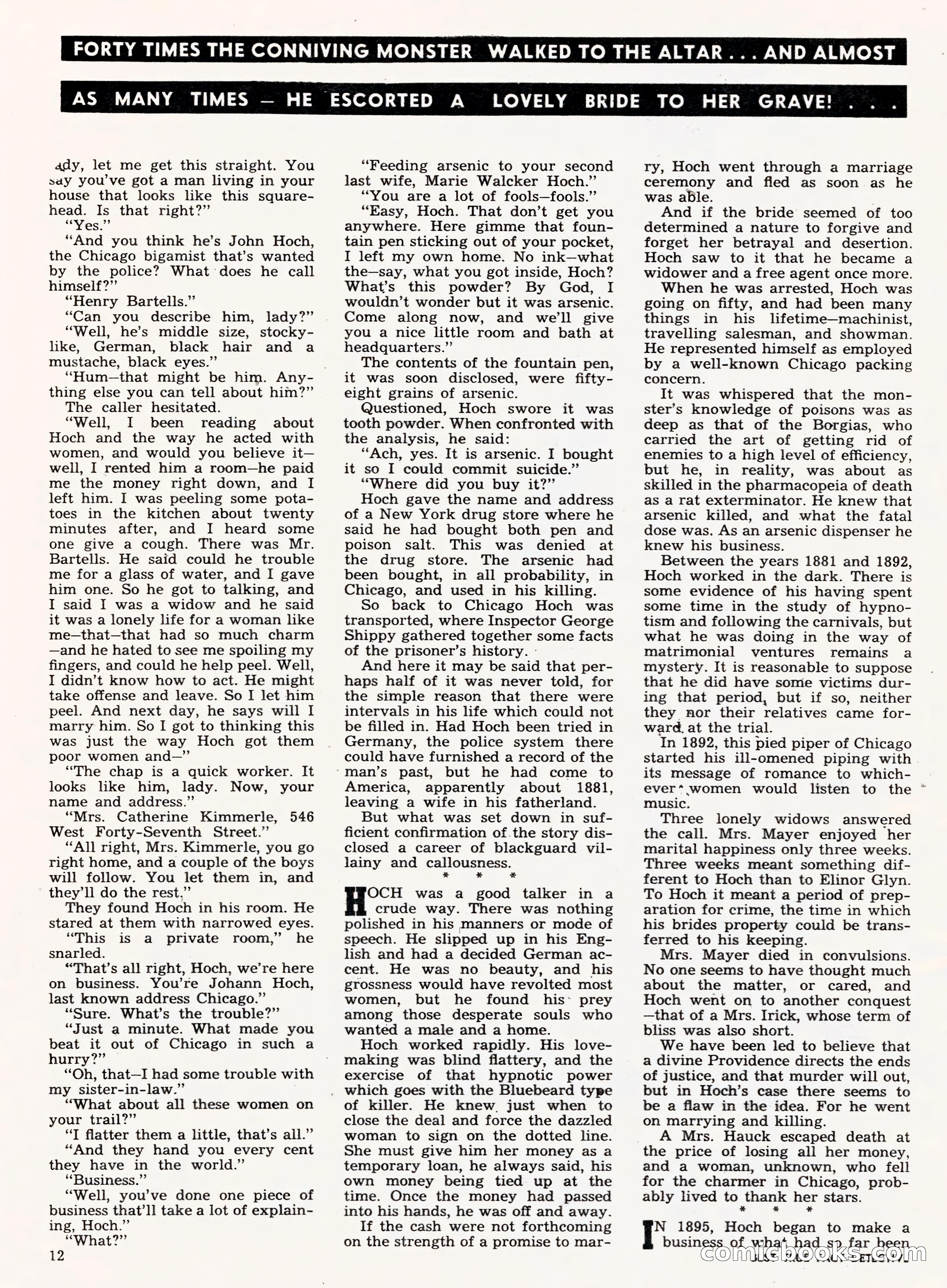 Best True Fact Detective, January 1950 — page 11 of 68