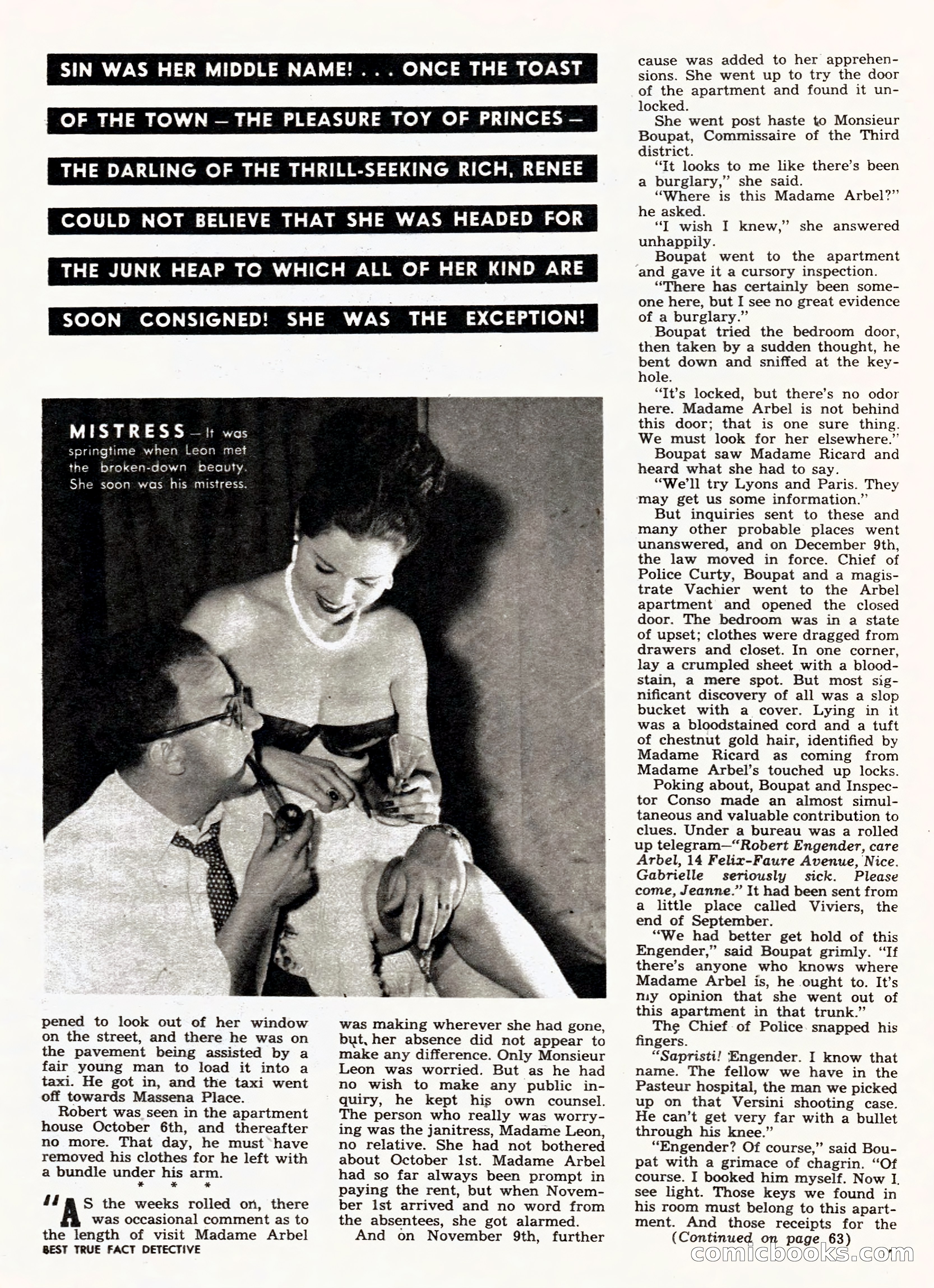 Best True Fact Detective, January 1950 — page 15 of 68
