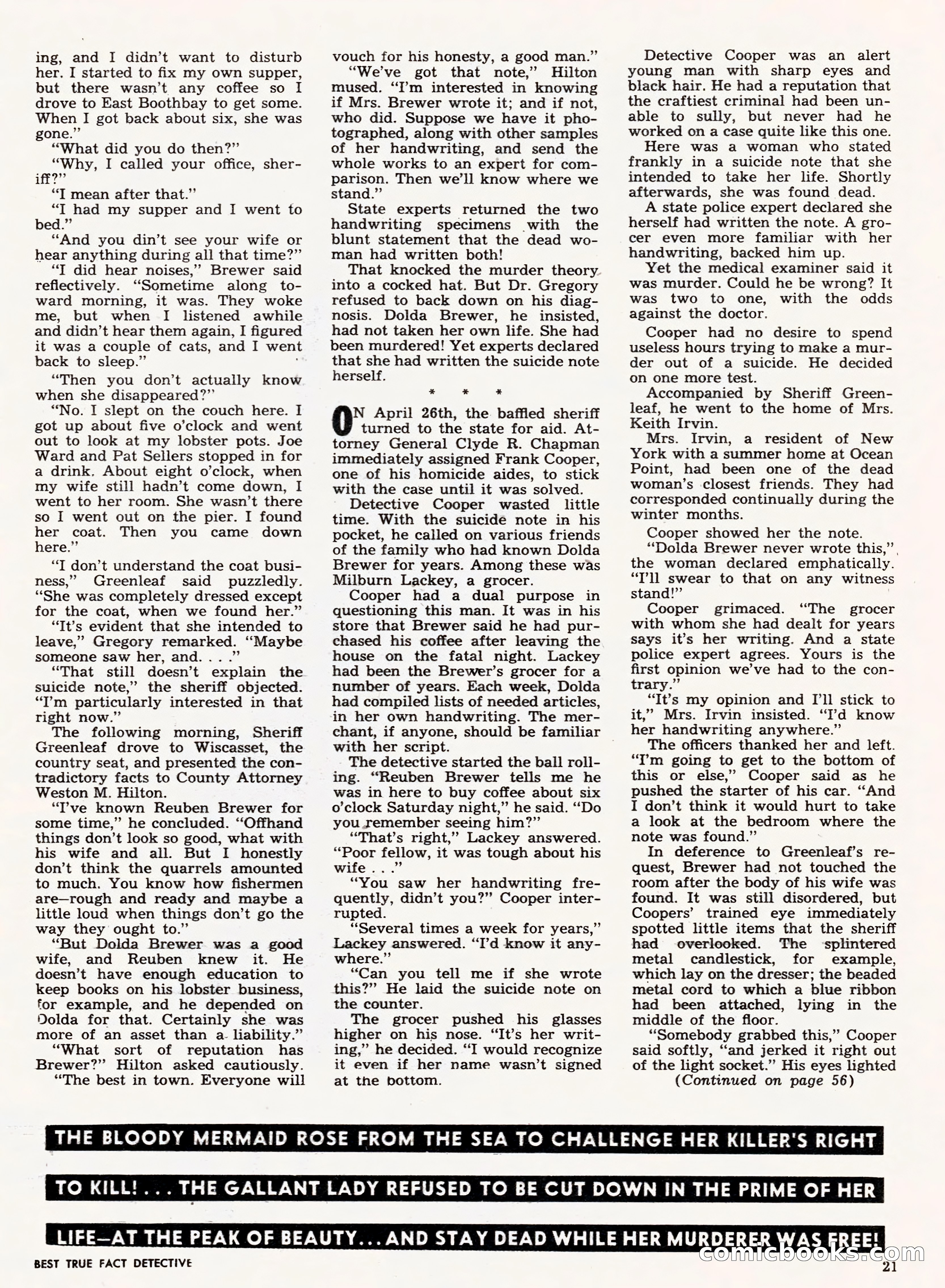 Best True Fact Detective, January 1950 — page 18 of 68