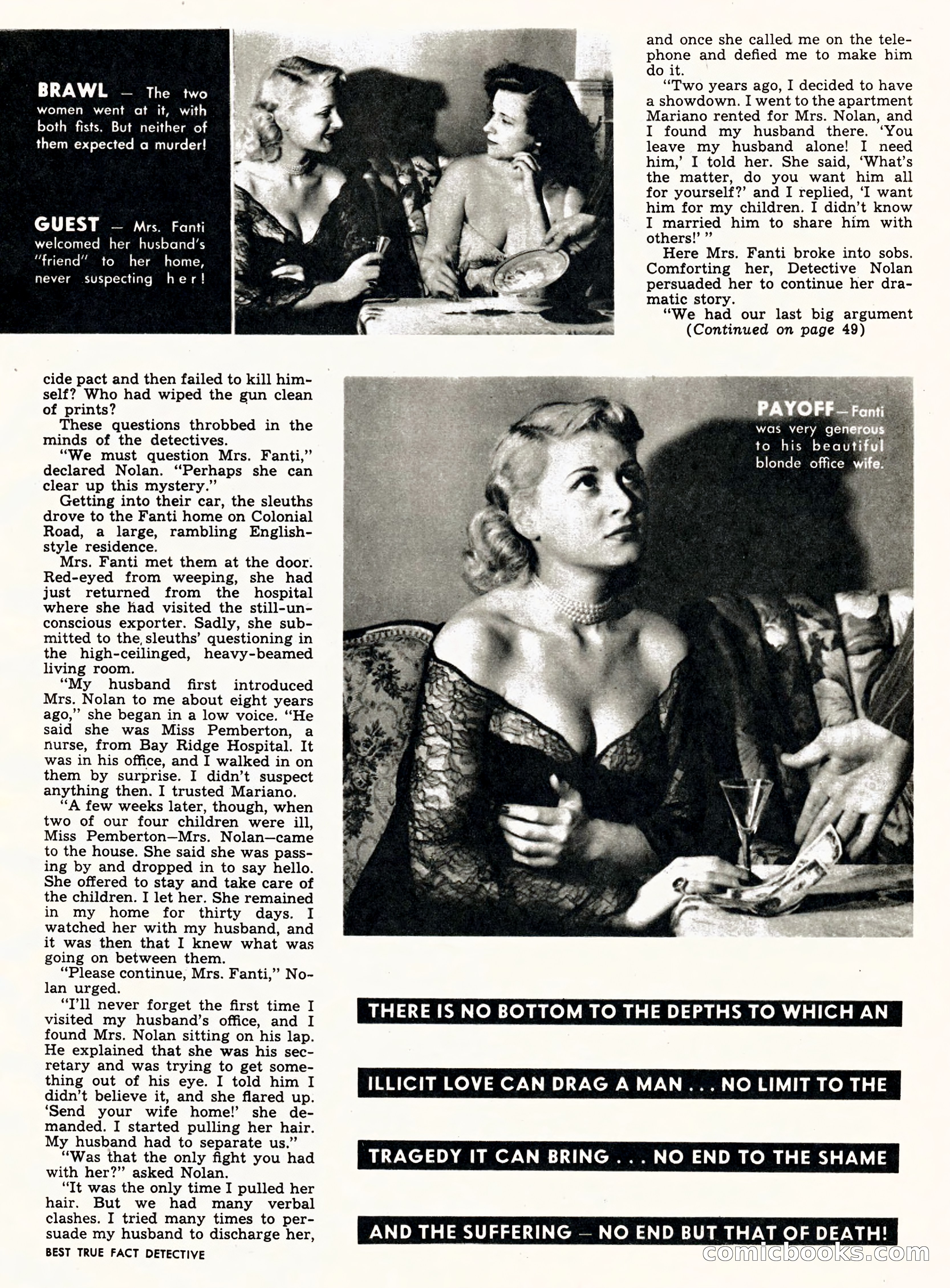 Best True Fact Detective, January 1950 — page 29 of 68
