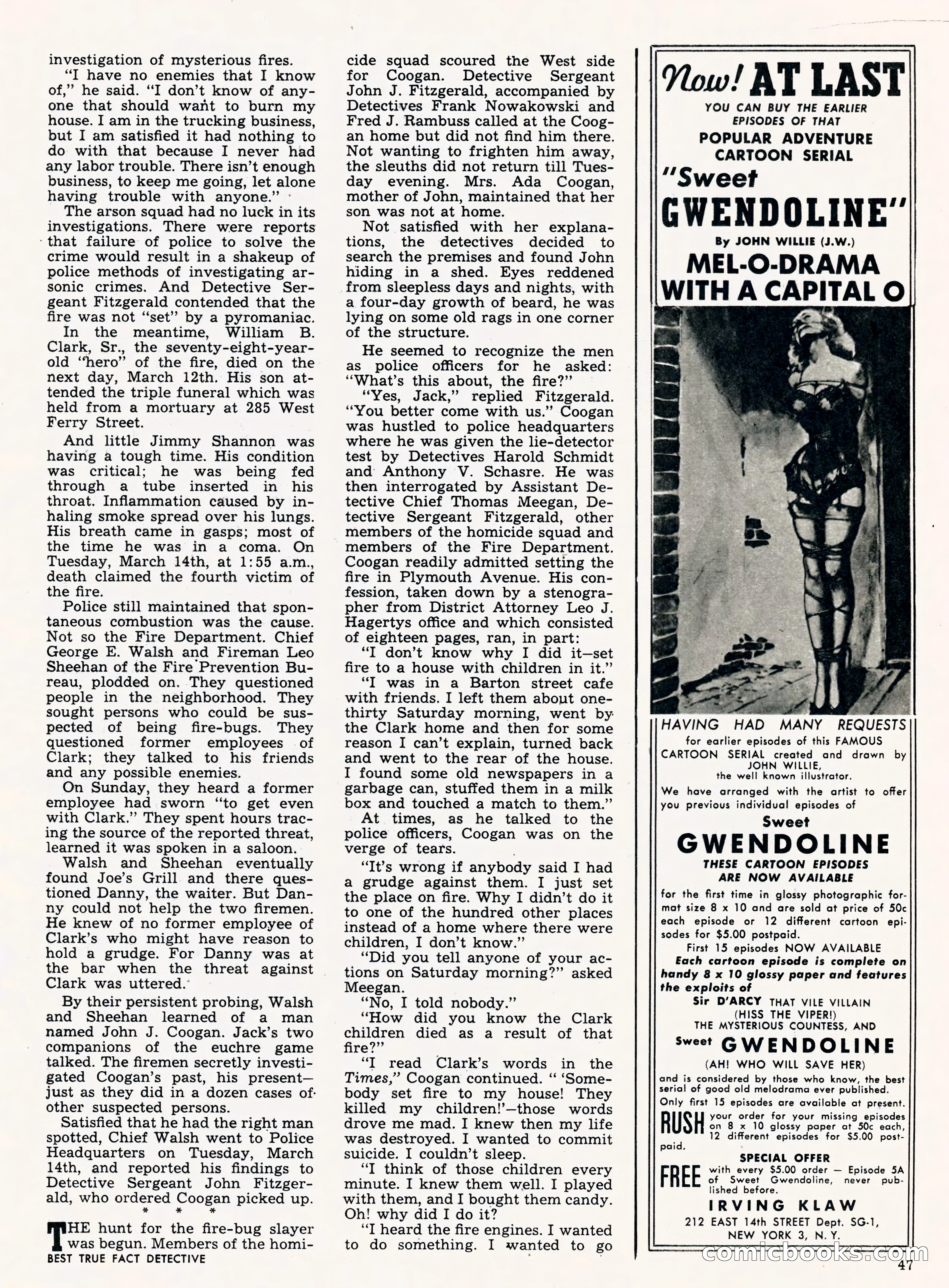 Best True Fact Detective, January 1950 — page 38 of 68