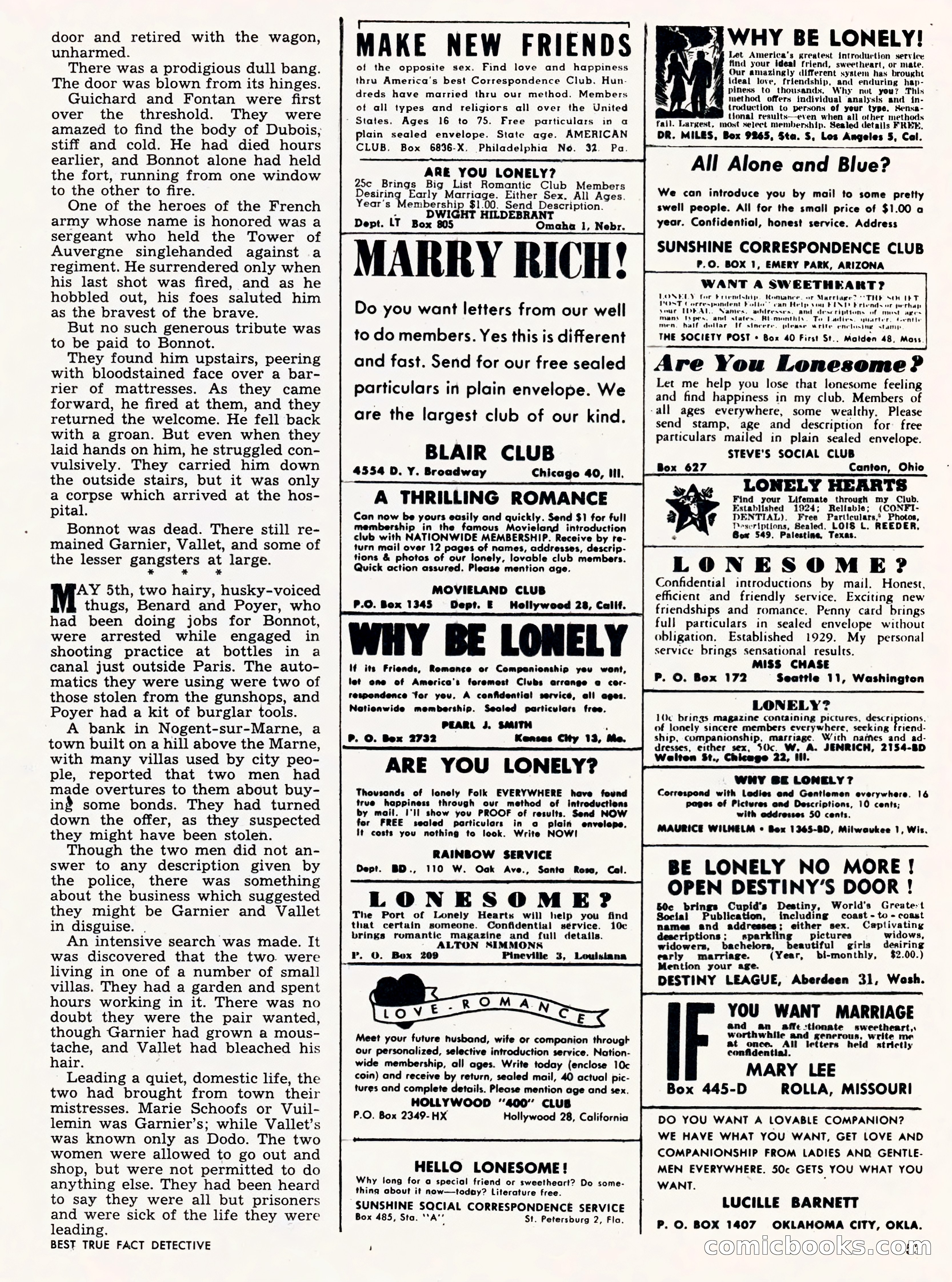 Best True Fact Detective, January 1950 — page 44 of 68
