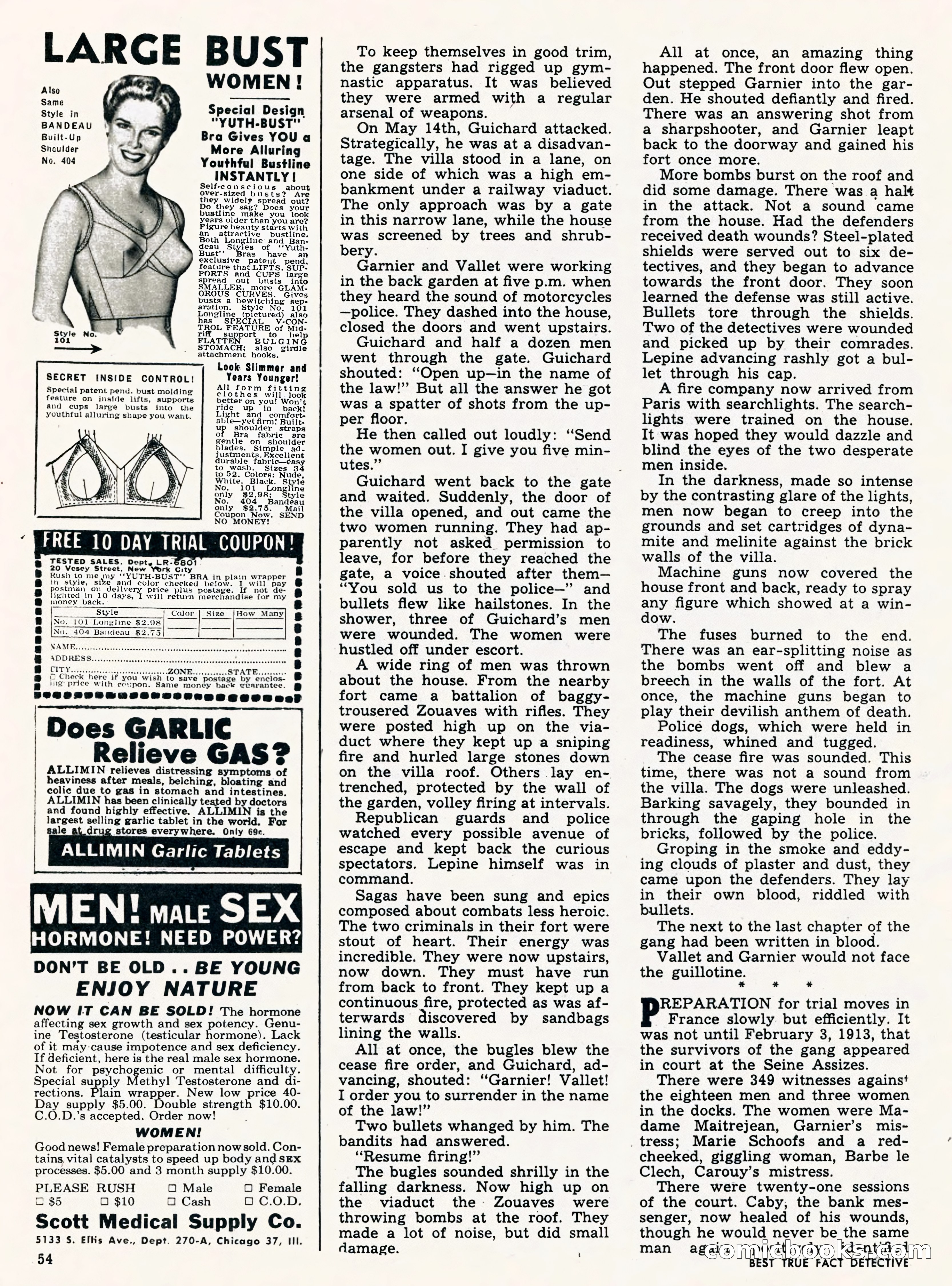 Best True Fact Detective, January 1950 — page 45 of 68