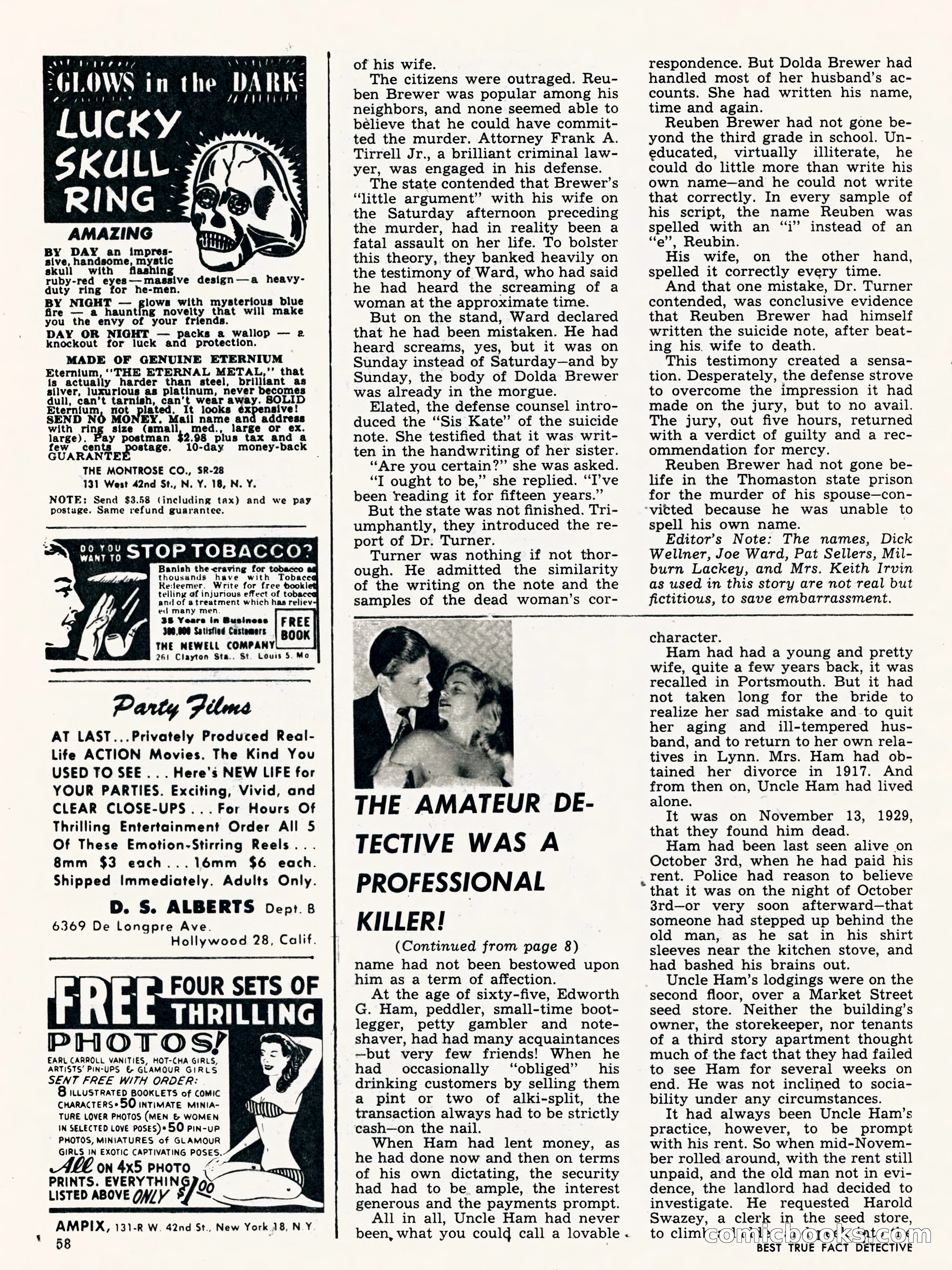 Best True Fact Detective, January 1950 — page 49 of 68