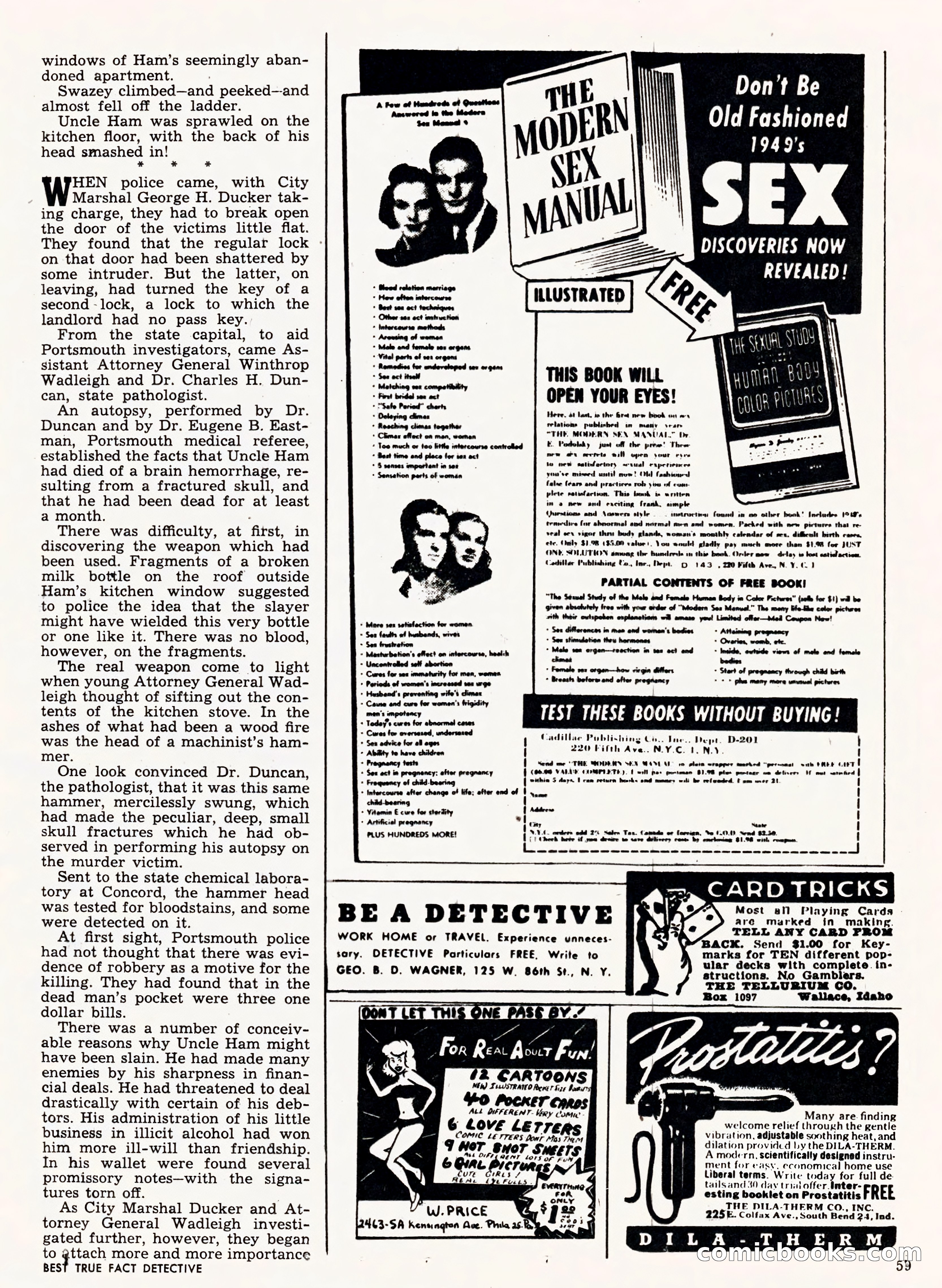 Best True Fact Detective, January 1950 — page 50 of 68