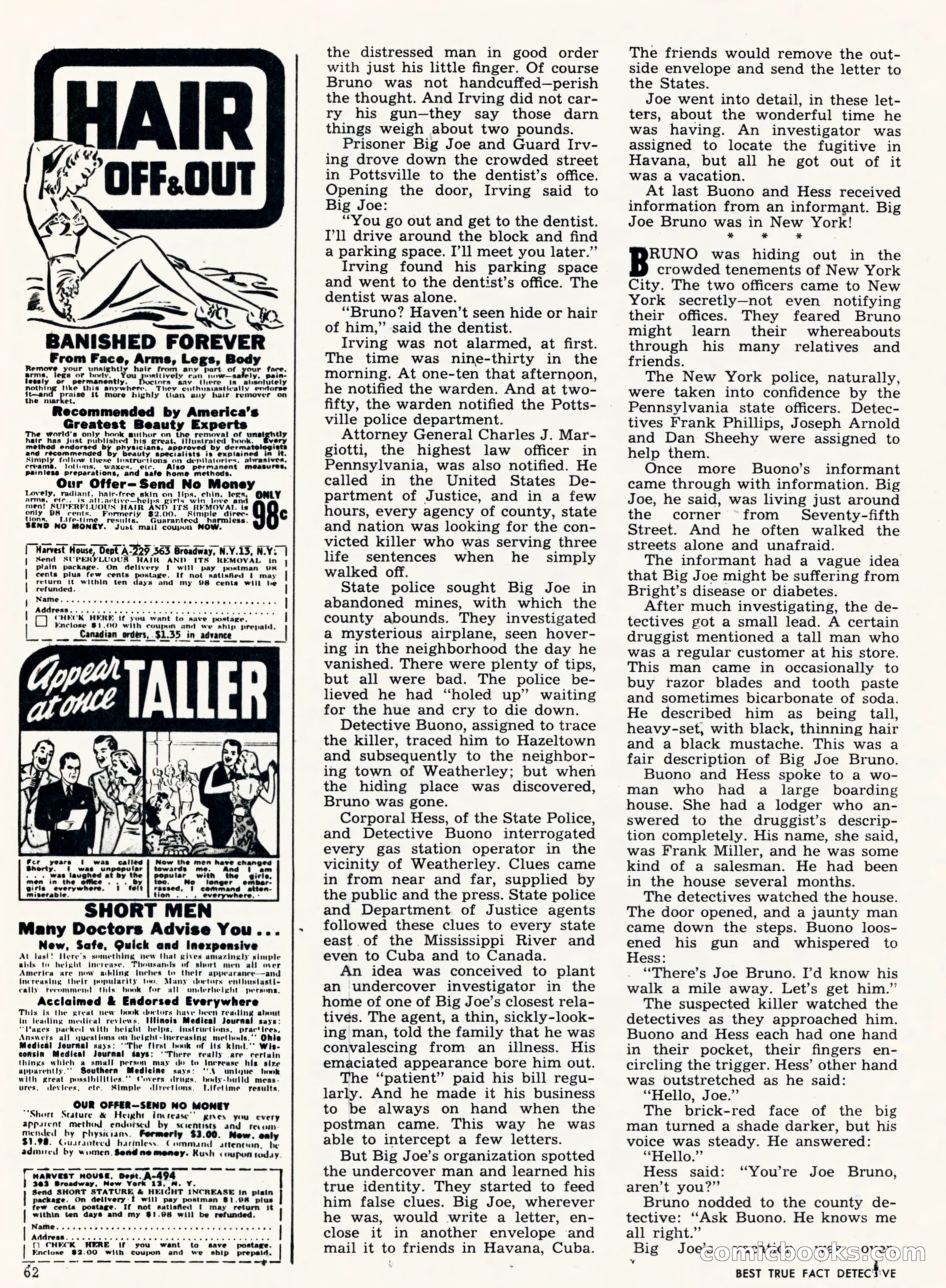 Best True Fact Detective, January 1950 — page 53 of 68