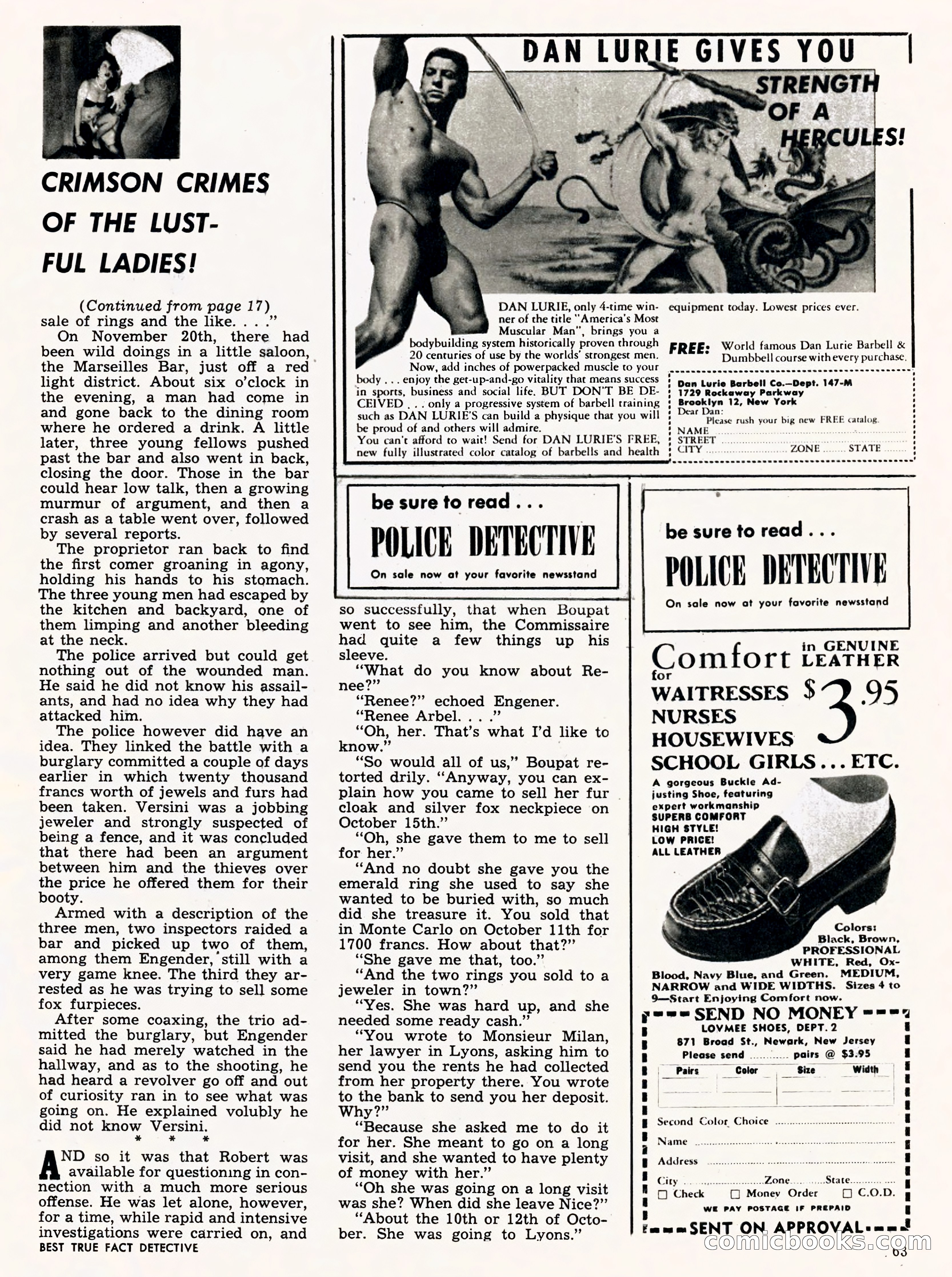Best True Fact Detective, January 1950 — page 54 of 68