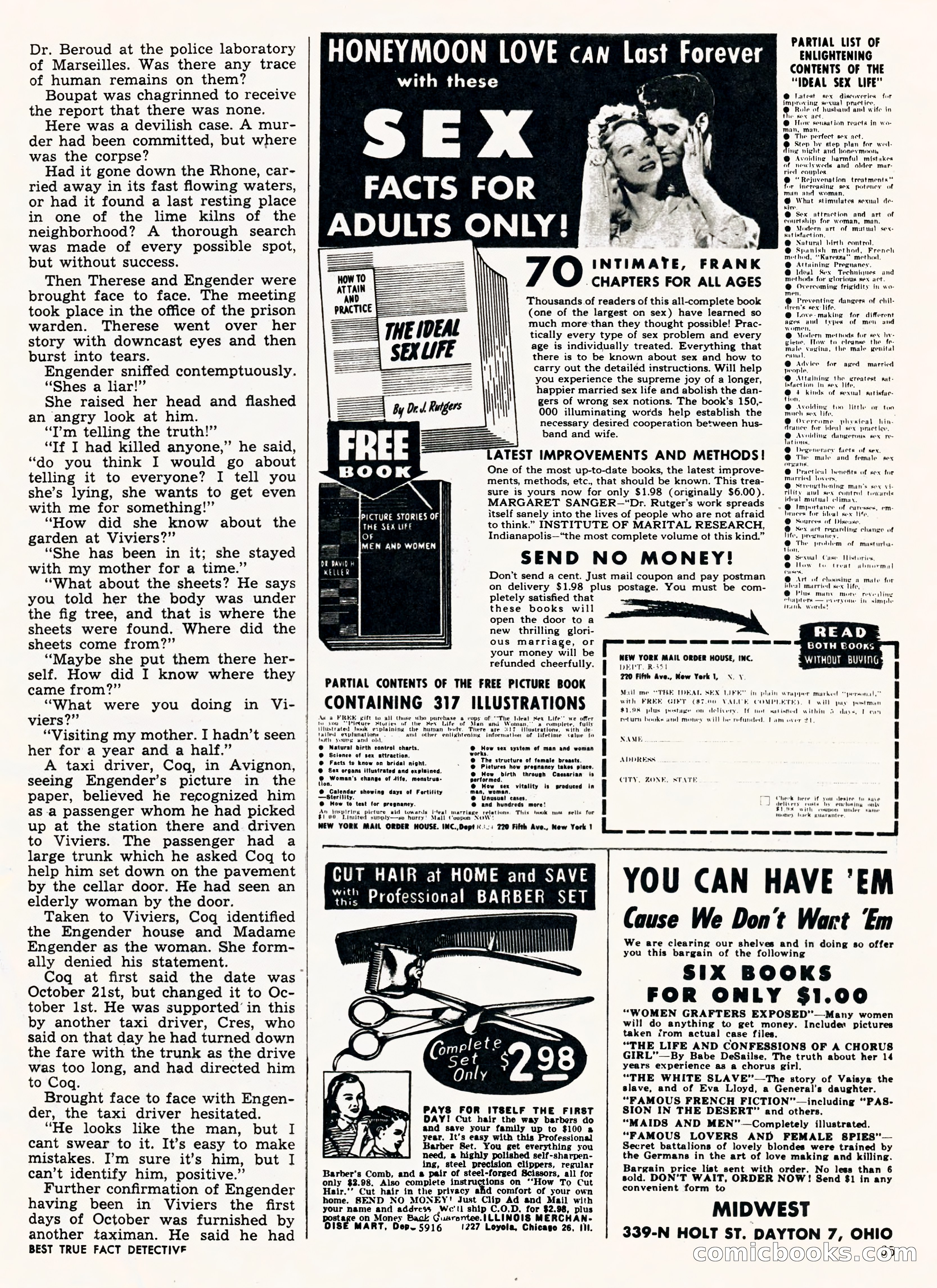 Best True Fact Detective, January 1950 — page 56 of 68