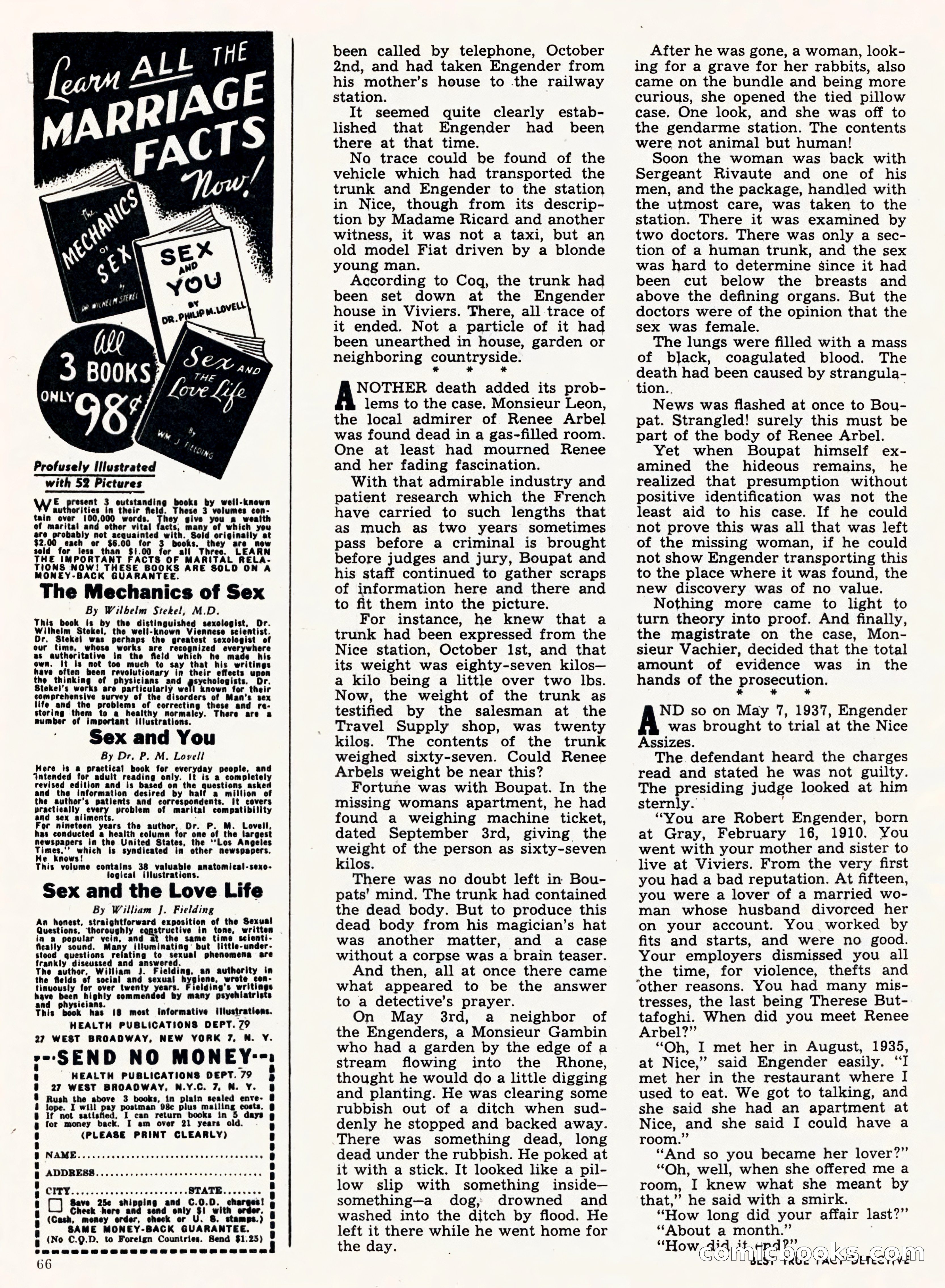 Best True Fact Detective, January 1950 — page 57 of 68