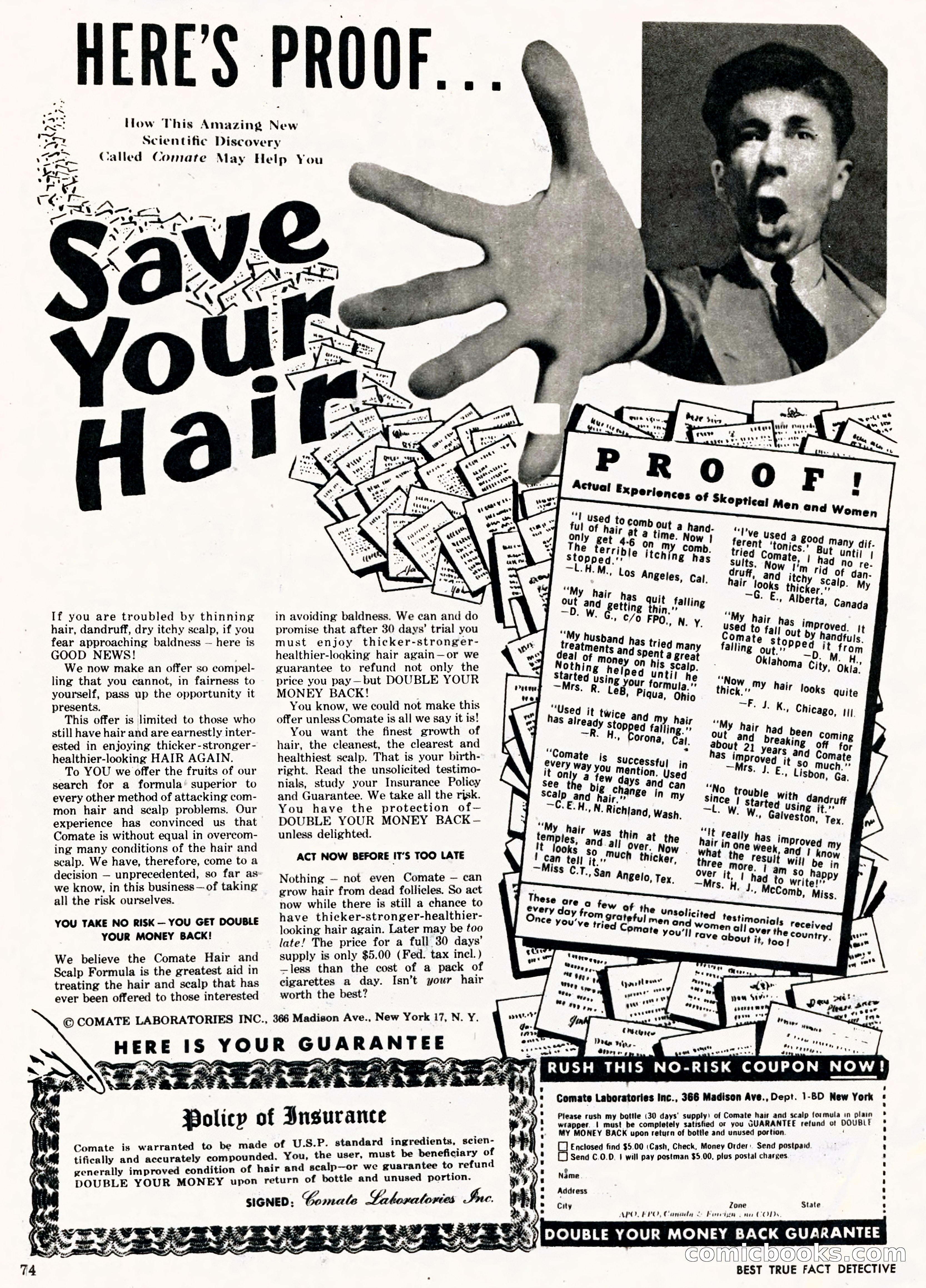Best True Fact Detective, January 1950 — page 64 of 68