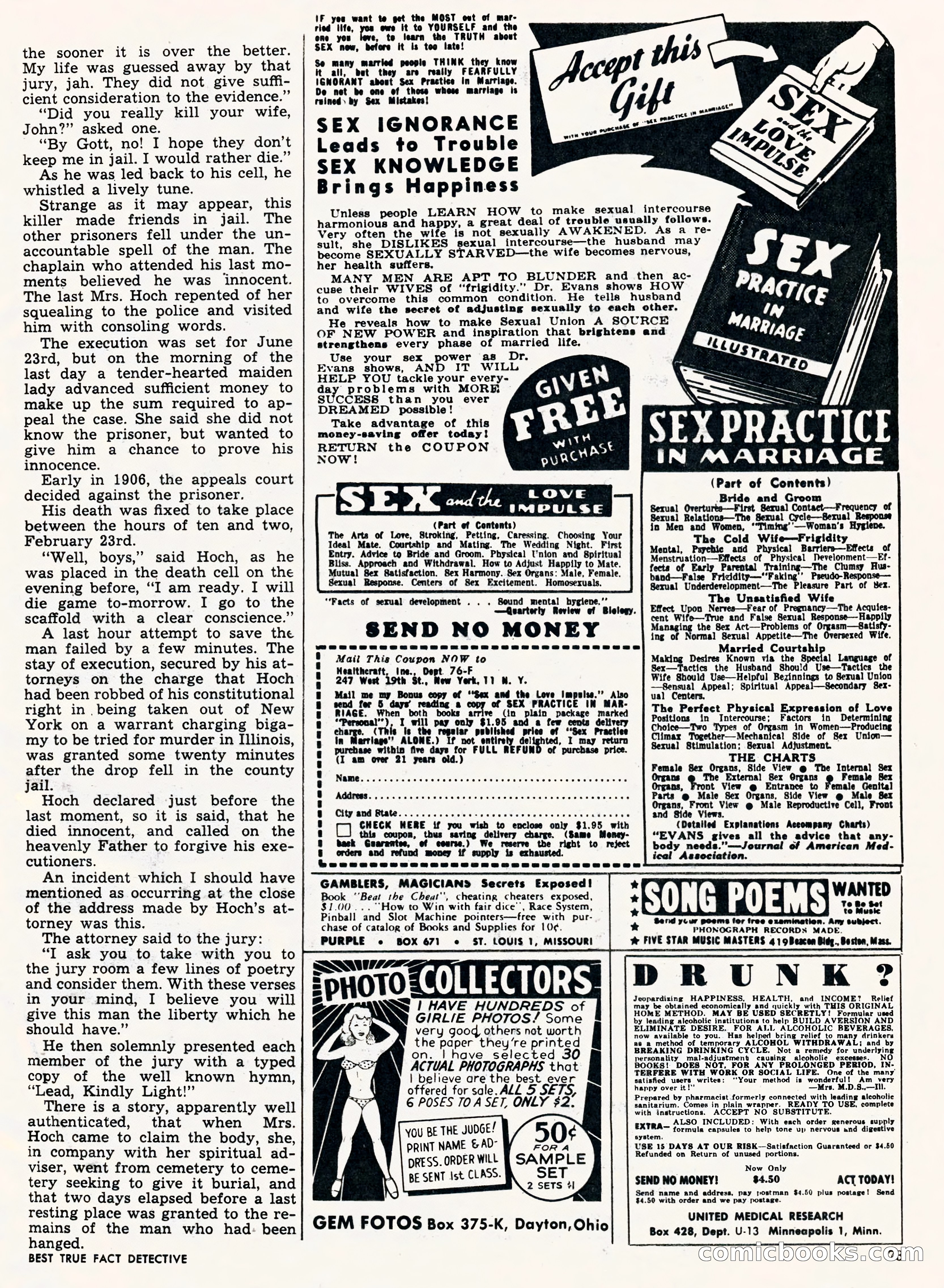Best True Fact Detective, January 1950 — page 65 of 68