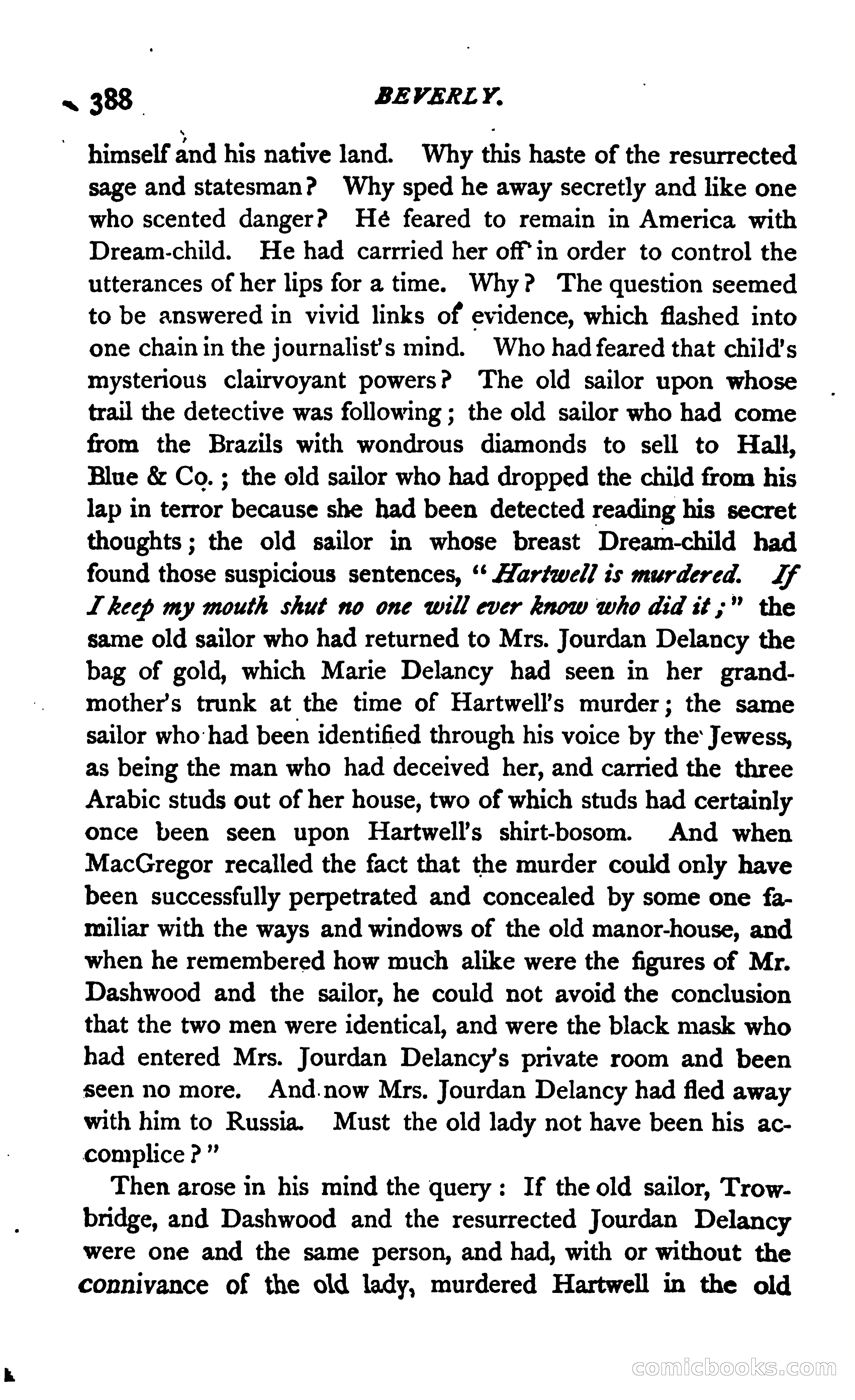 Beverly; Or, The White Mask — page 395 of 392