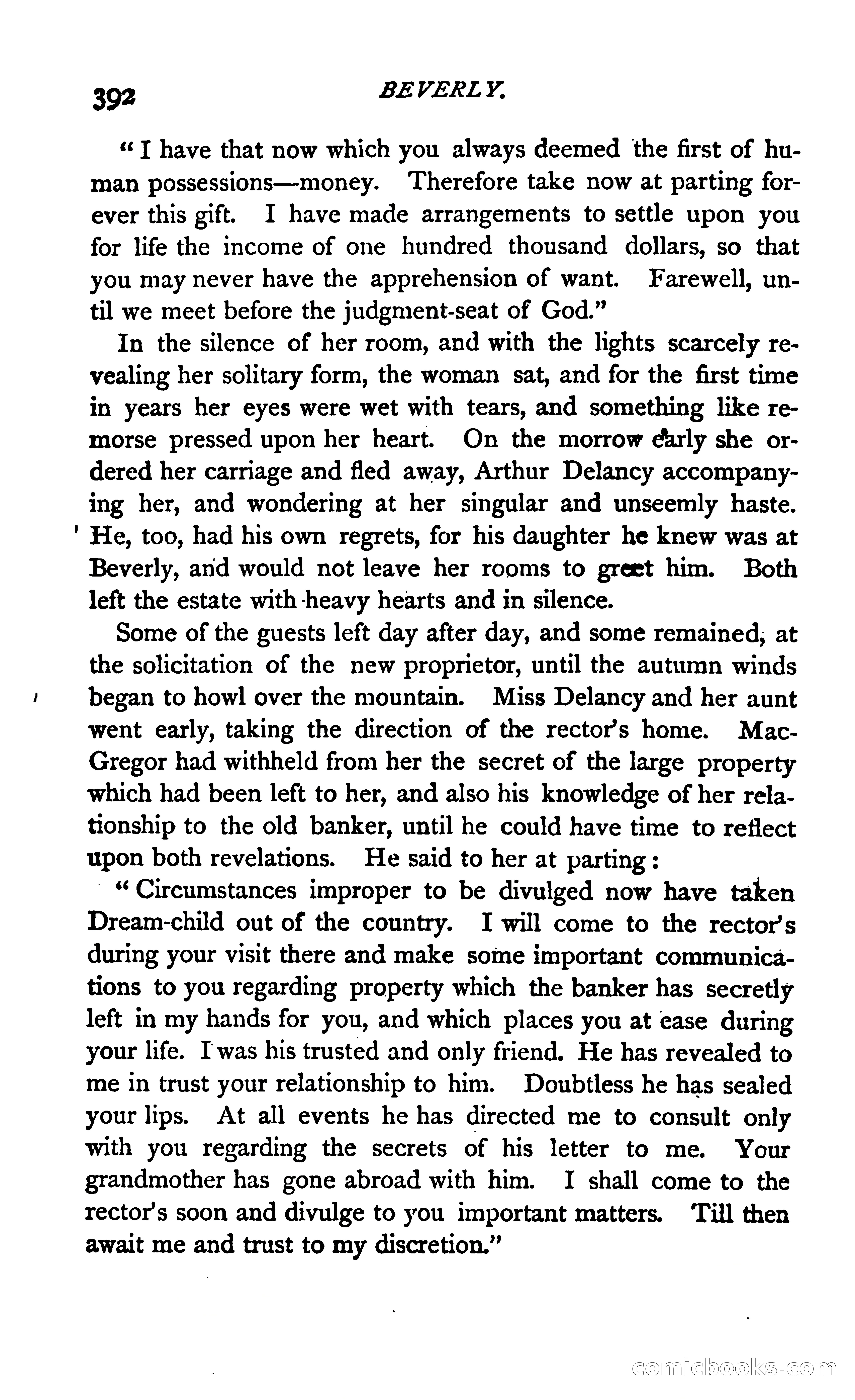 Beverly; Or, The White Mask — page 399 of 392