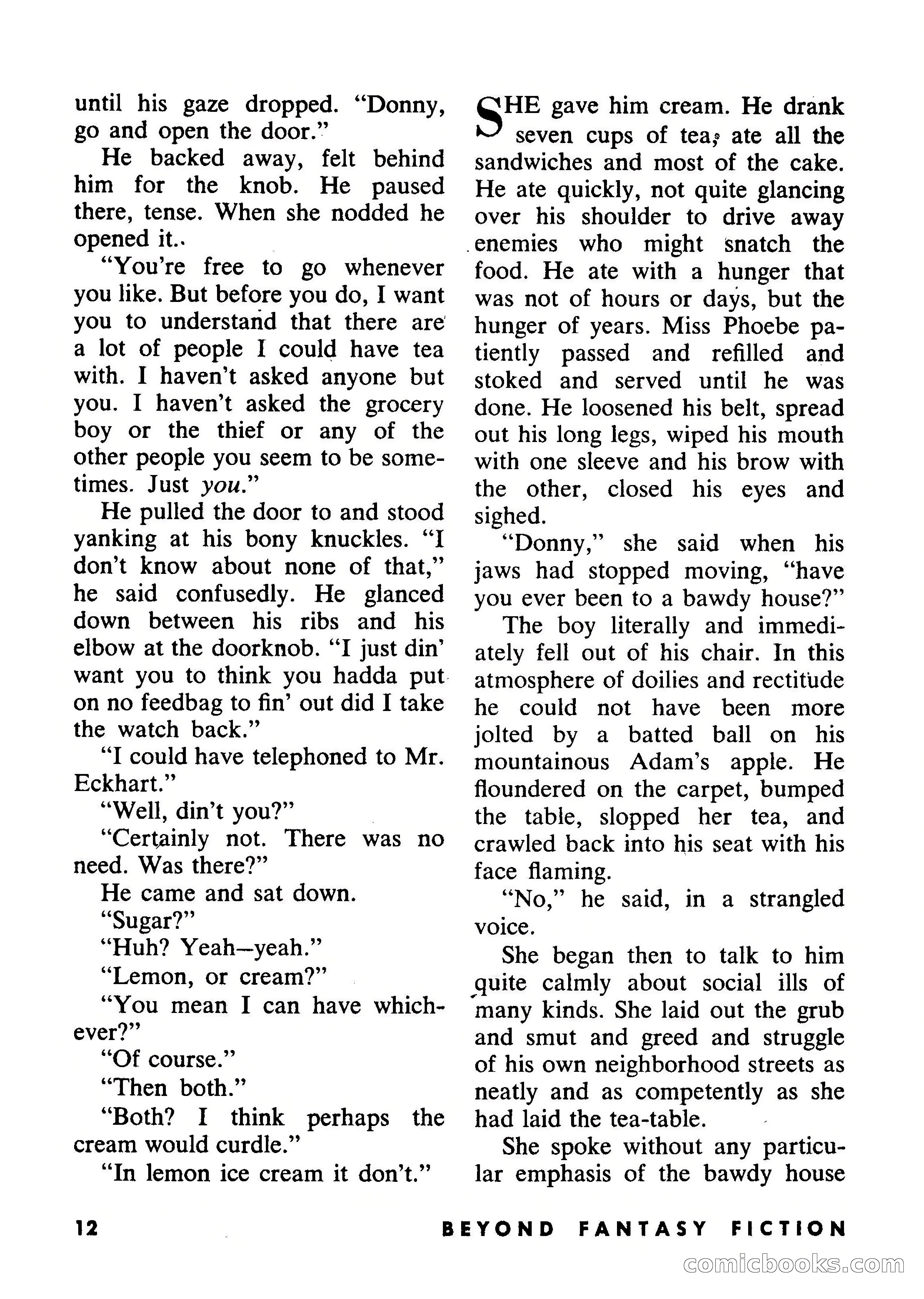 Beyond Fantasy Fiction, July 1953 — page 14 of 164