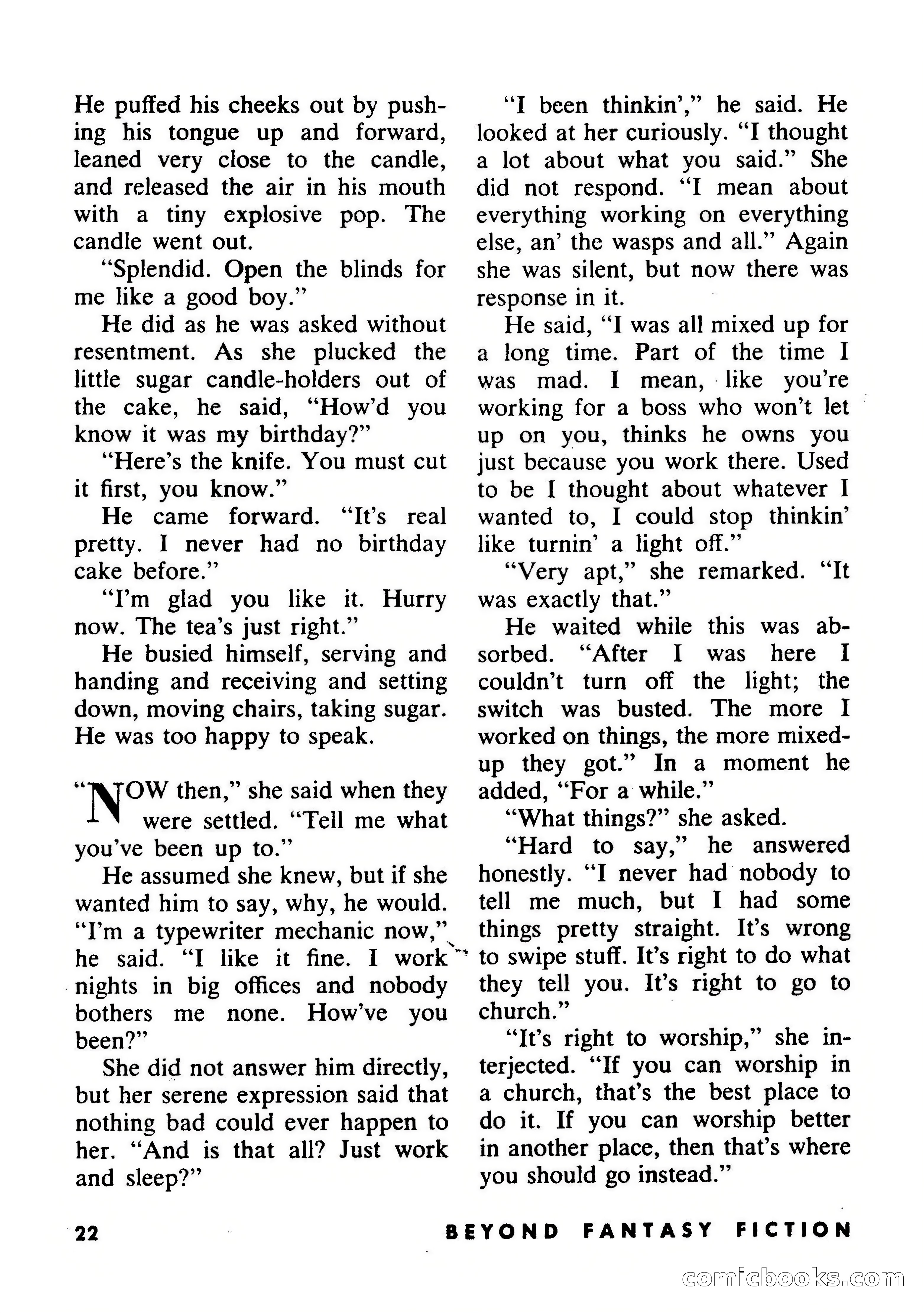 Beyond Fantasy Fiction, July 1953 — page 24 of 164