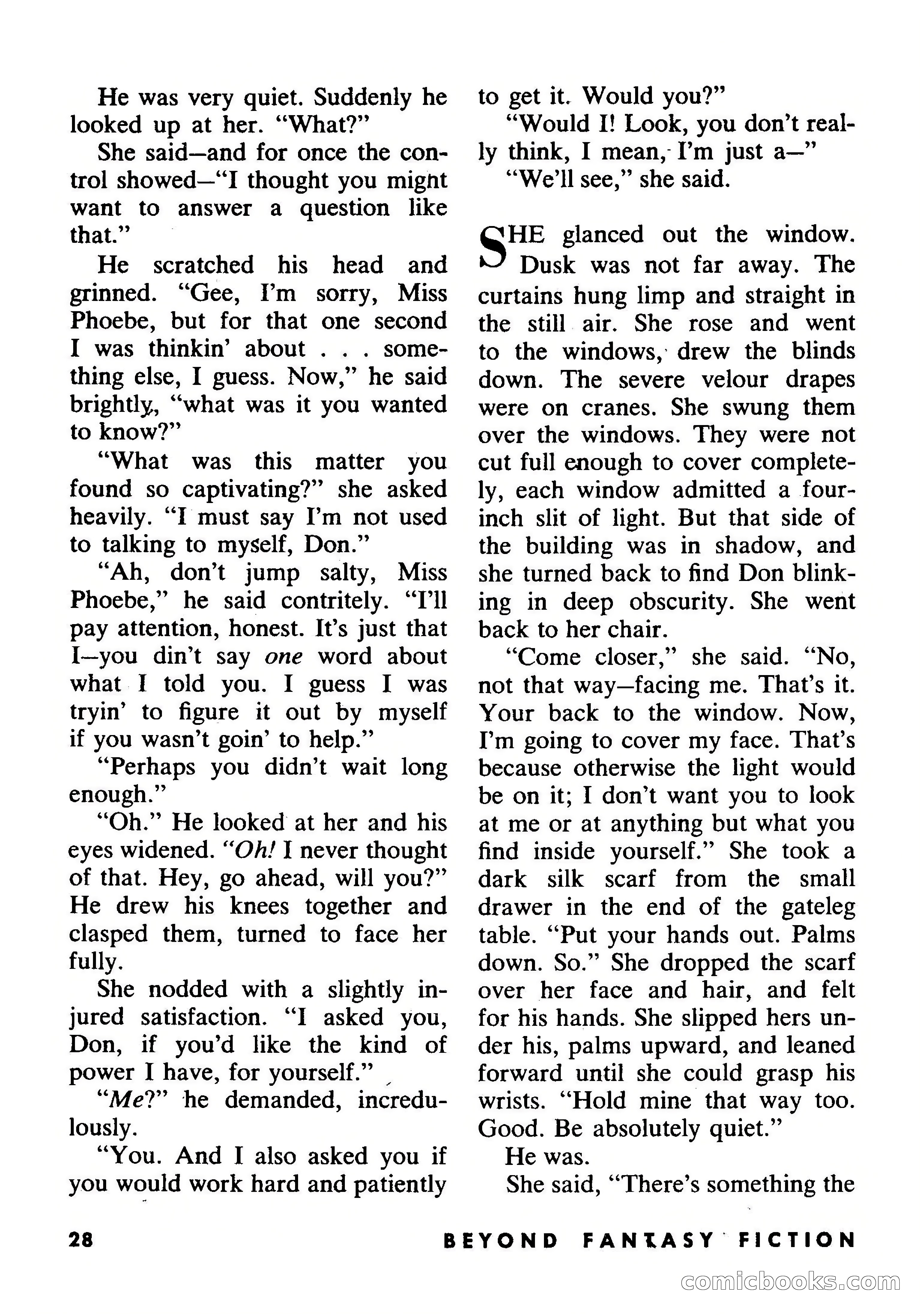 Beyond Fantasy Fiction, July 1953 — page 30 of 164