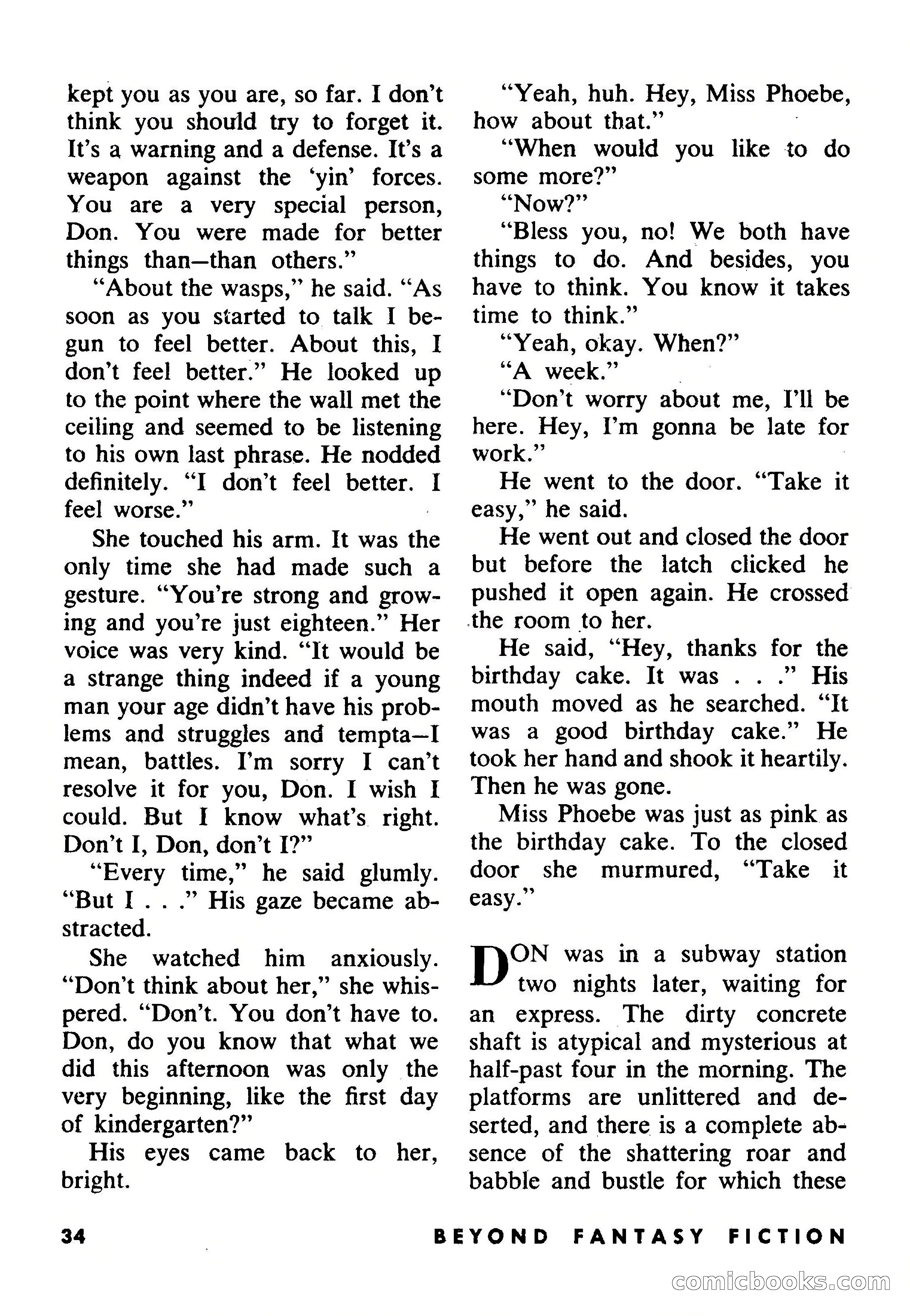 Beyond Fantasy Fiction, July 1953 — page 36 of 164