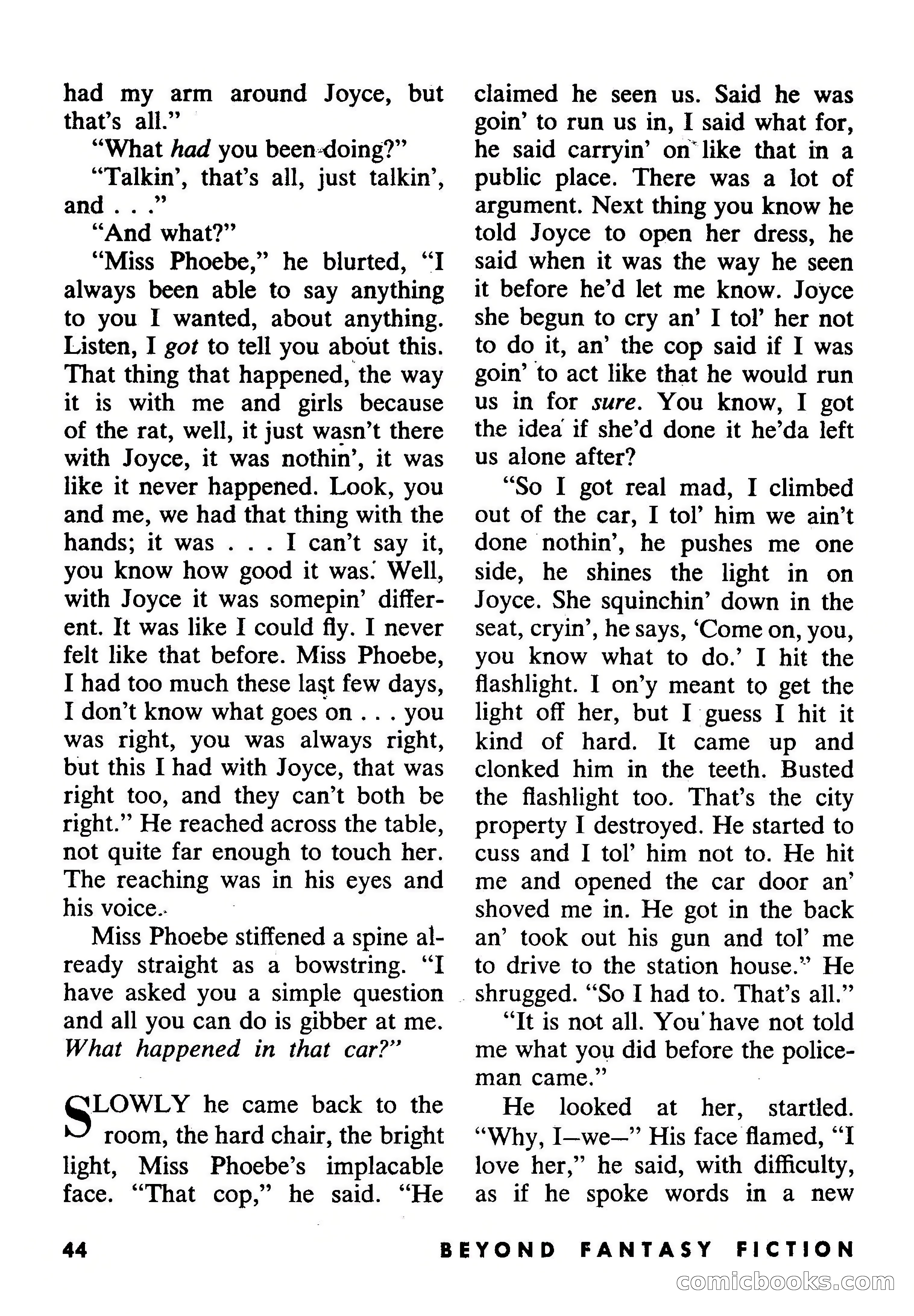 Beyond Fantasy Fiction, July 1953 — page 46 of 164