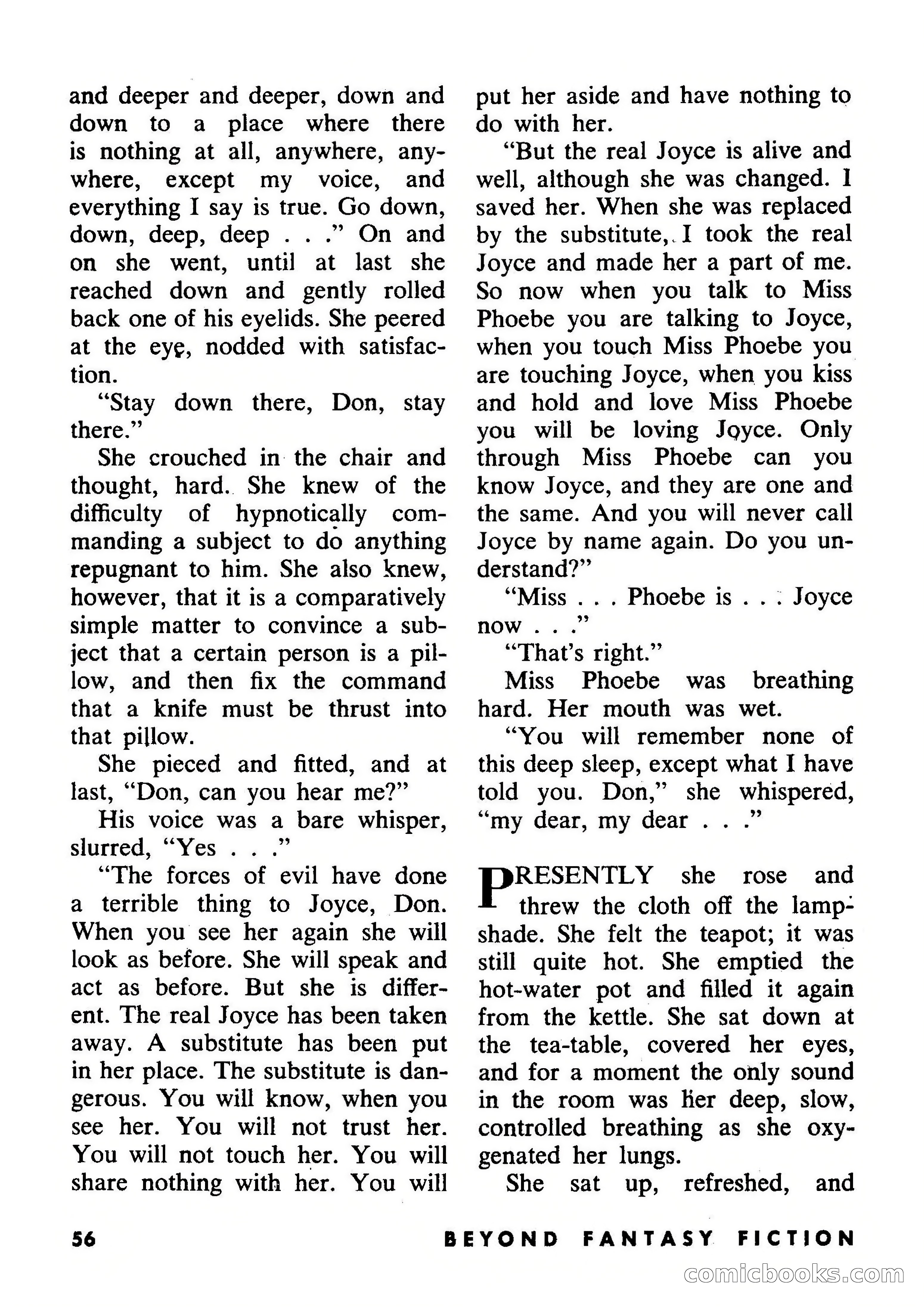 Beyond Fantasy Fiction, July 1953 — page 58 of 164