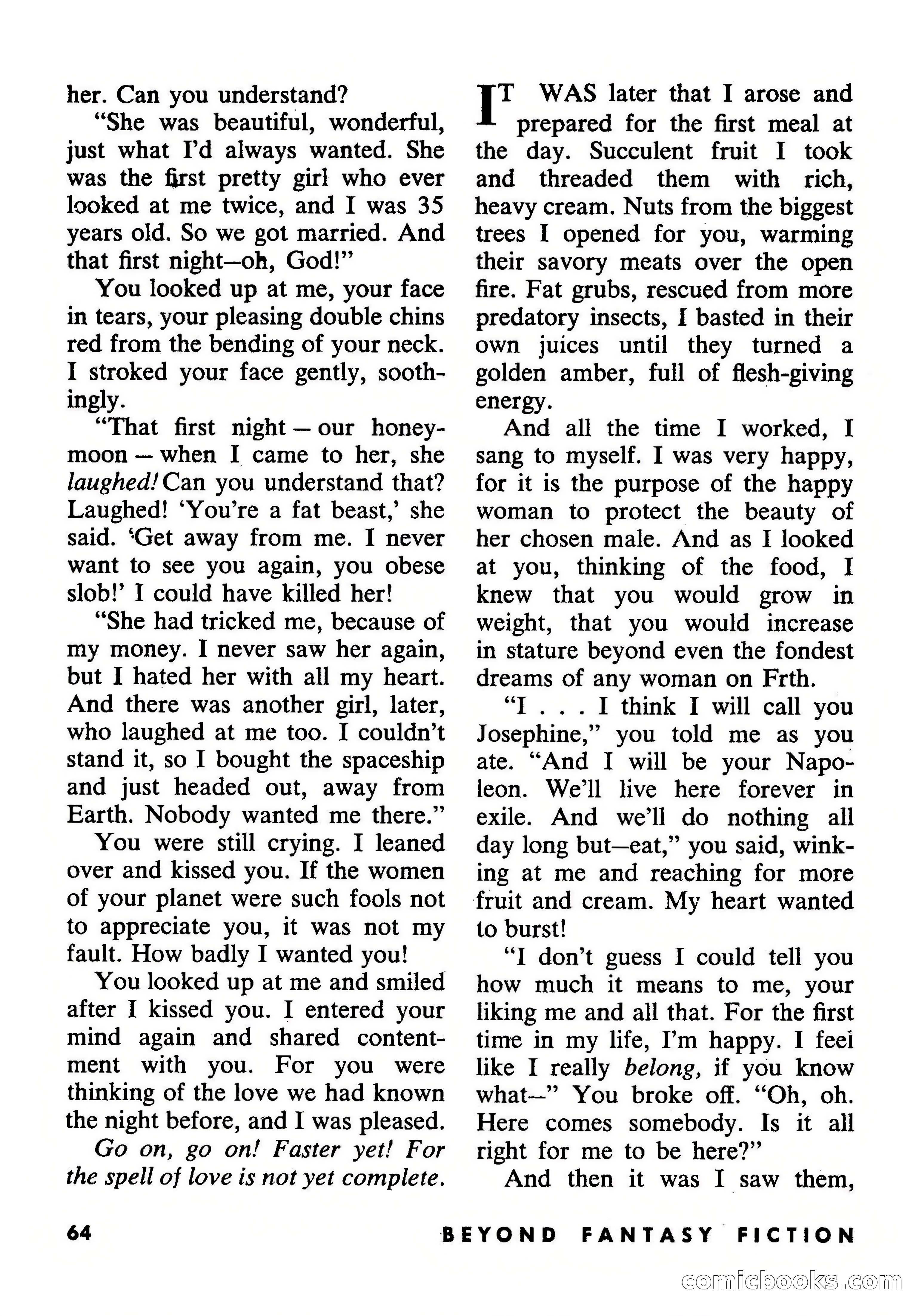 Beyond Fantasy Fiction, July 1953 — page 66 of 164