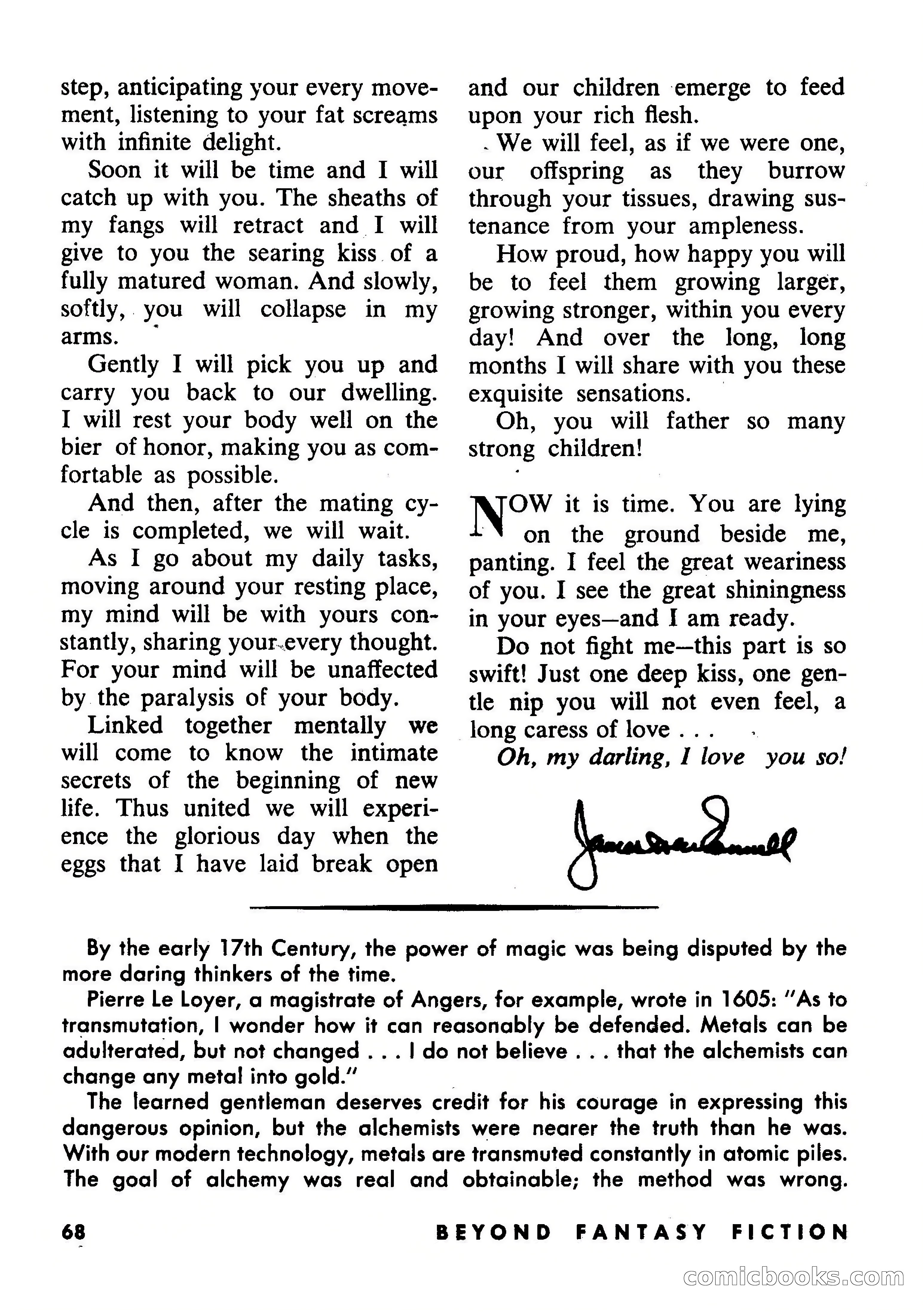 Beyond Fantasy Fiction, July 1953 — page 70 of 164