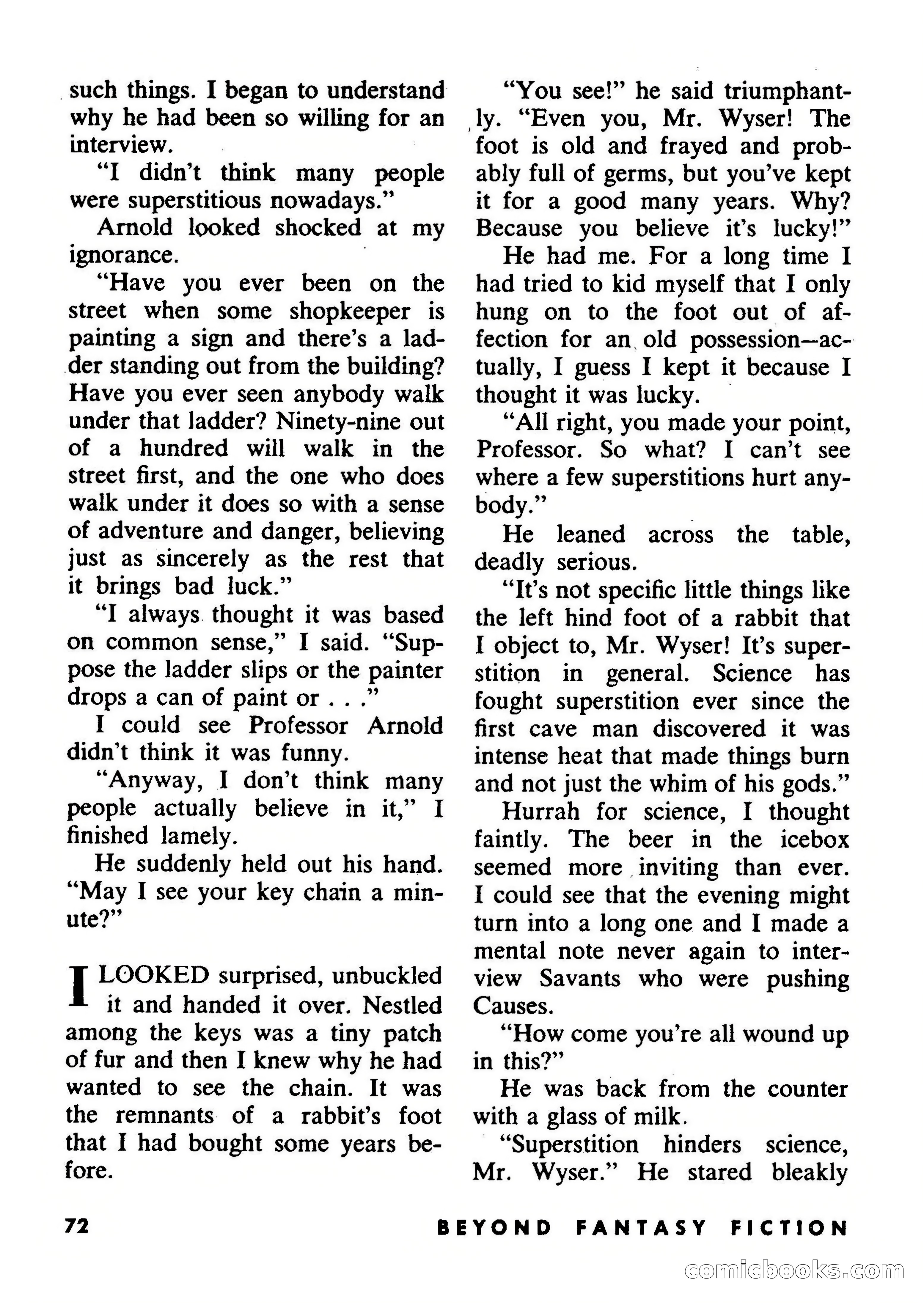 Beyond Fantasy Fiction, July 1953 — page 74 of 164