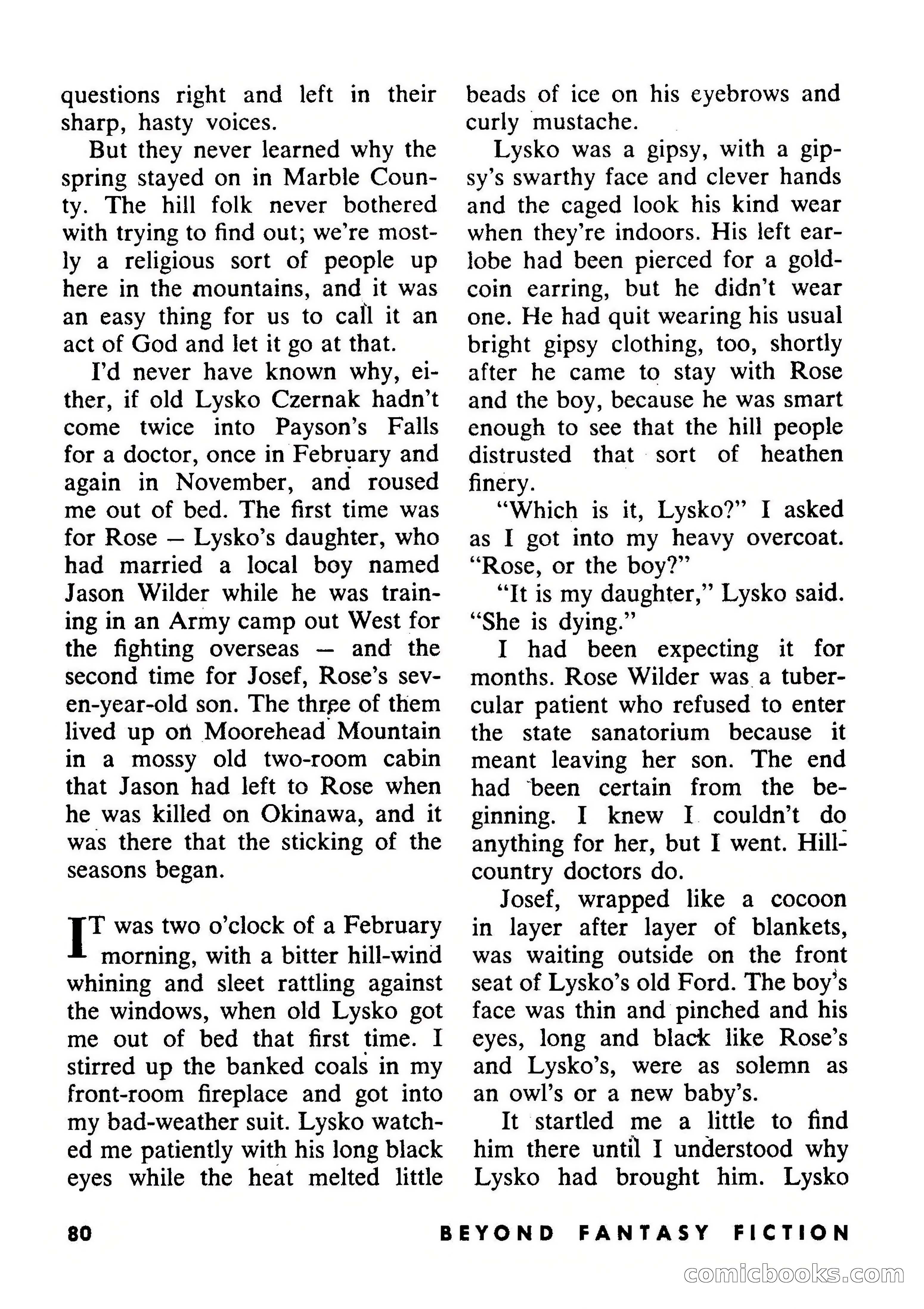 Beyond Fantasy Fiction, July 1953 — page 82 of 164