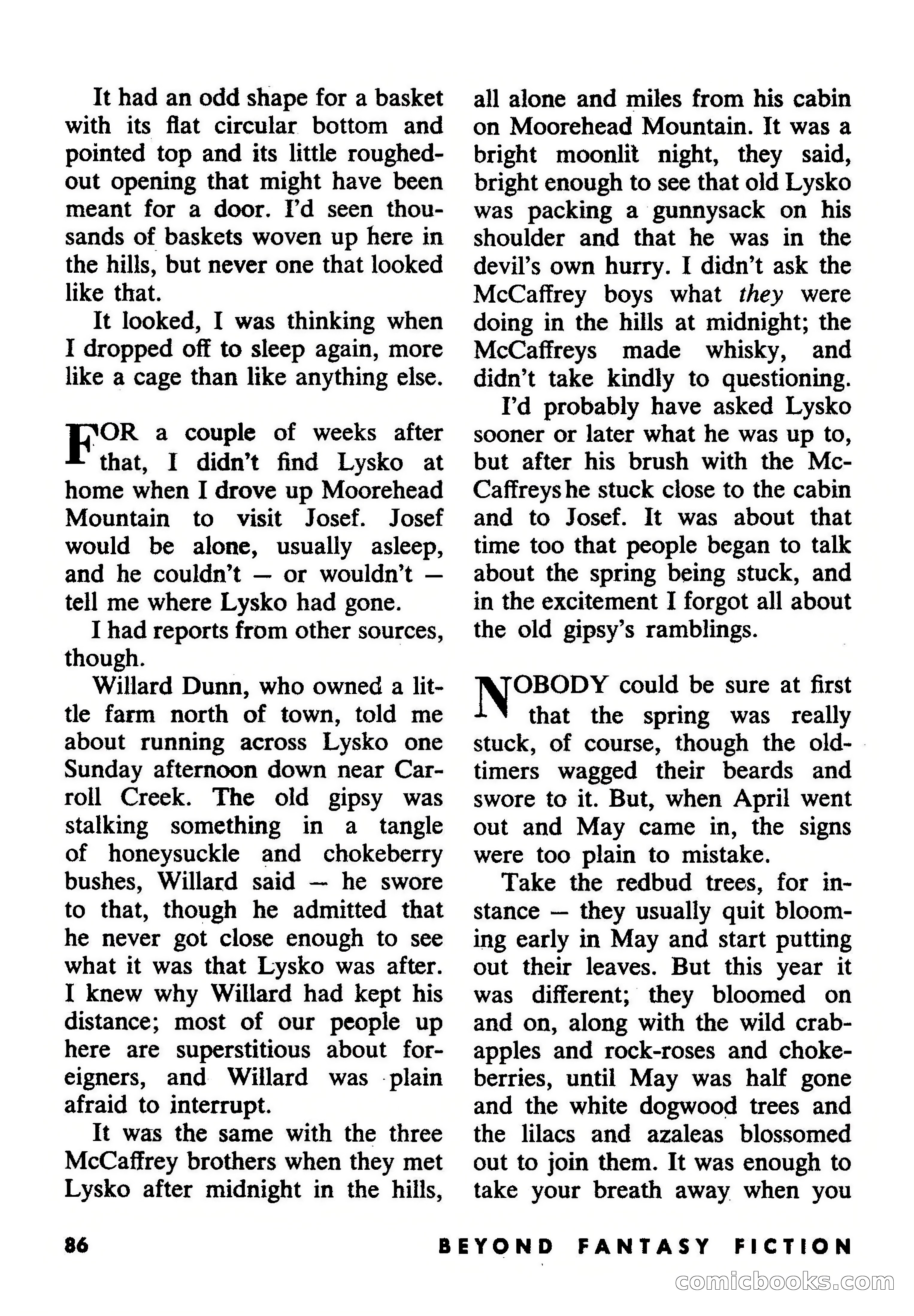 Beyond Fantasy Fiction, July 1953 — page 88 of 164