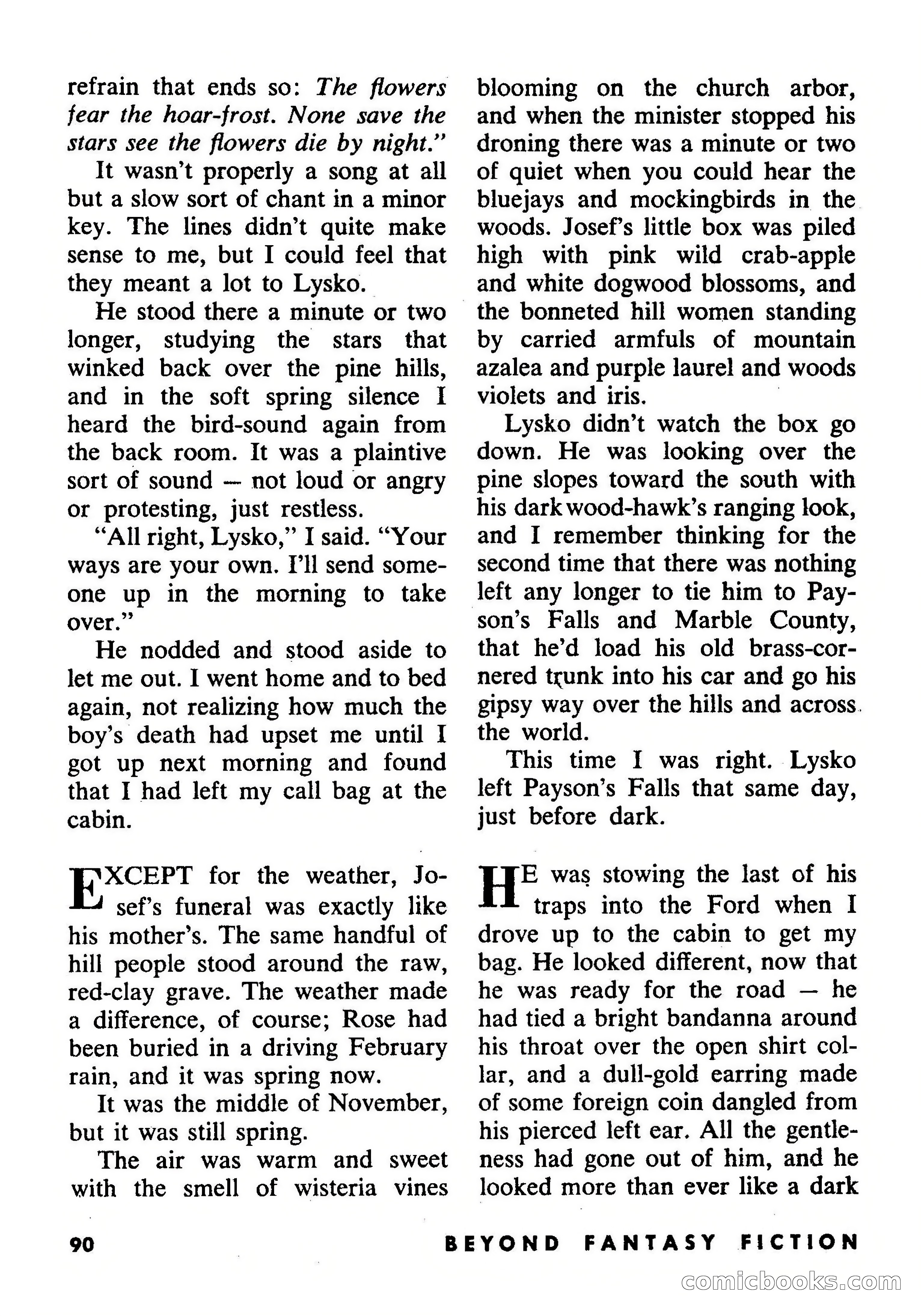 Beyond Fantasy Fiction, July 1953 — page 92 of 164