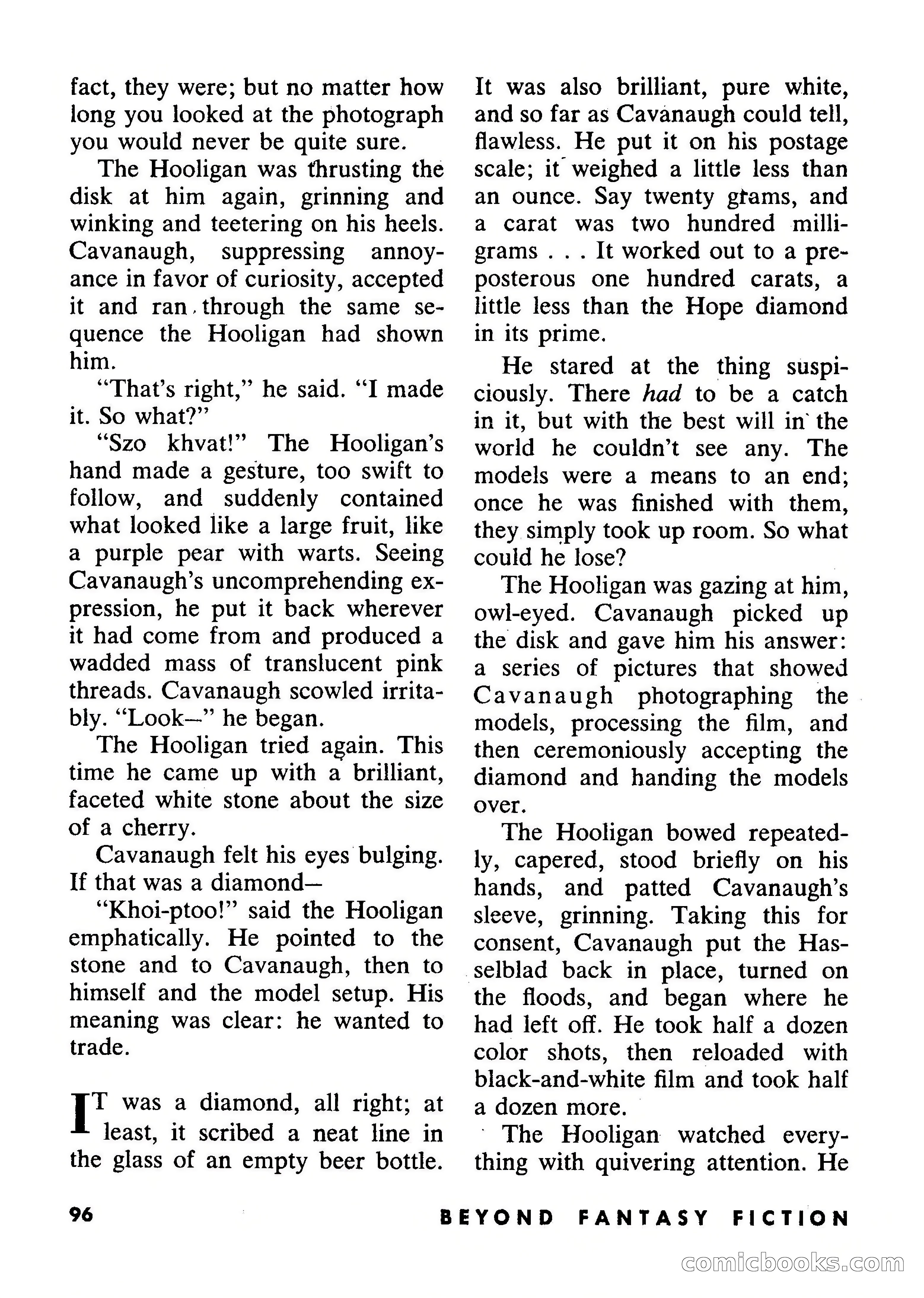 Beyond Fantasy Fiction, July 1953 — page 98 of 164