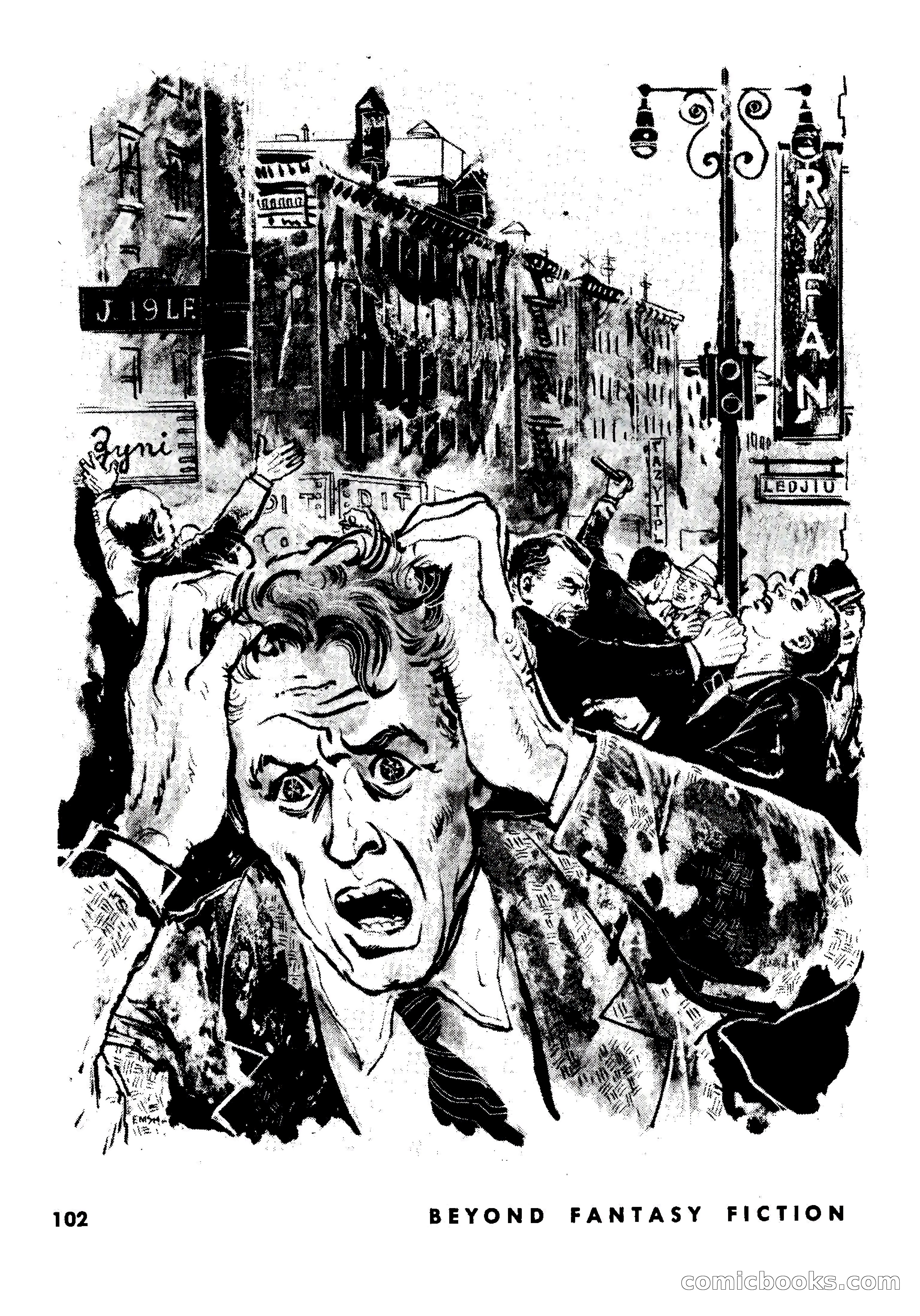 Beyond Fantasy Fiction, July 1953 — page 104 of 164