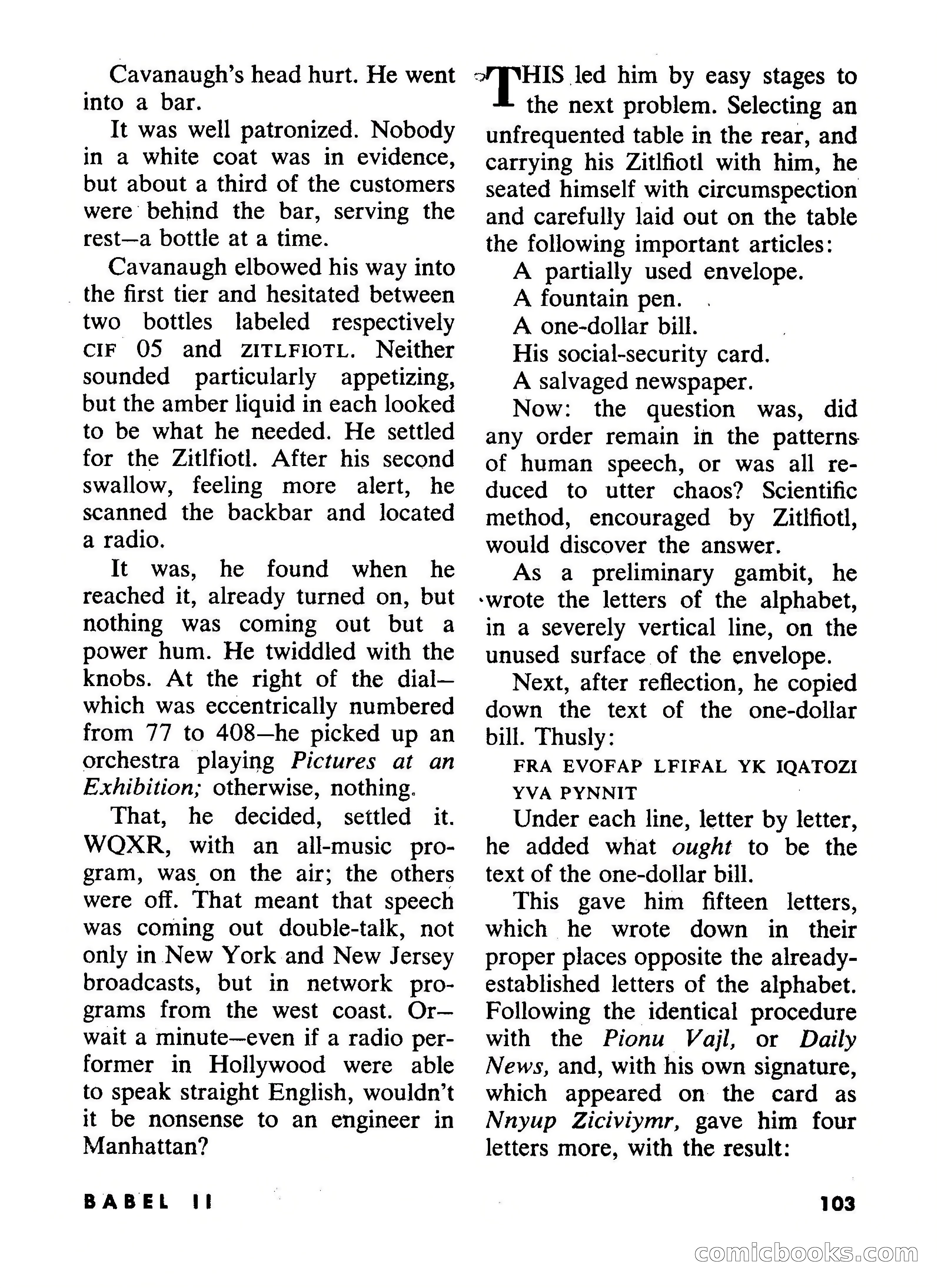 Beyond Fantasy Fiction, July 1953 — page 105 of 164