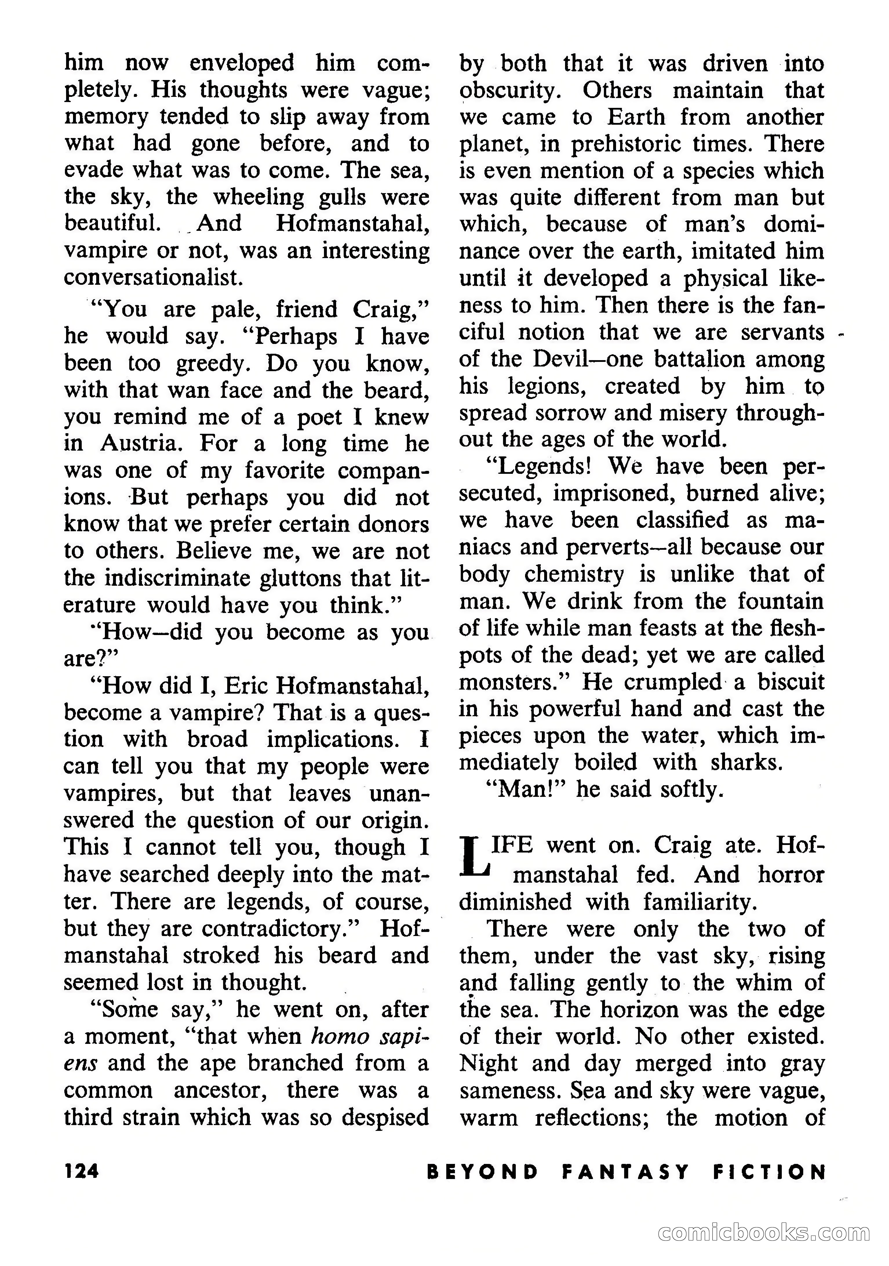 Beyond Fantasy Fiction, July 1953 — page 126 of 164