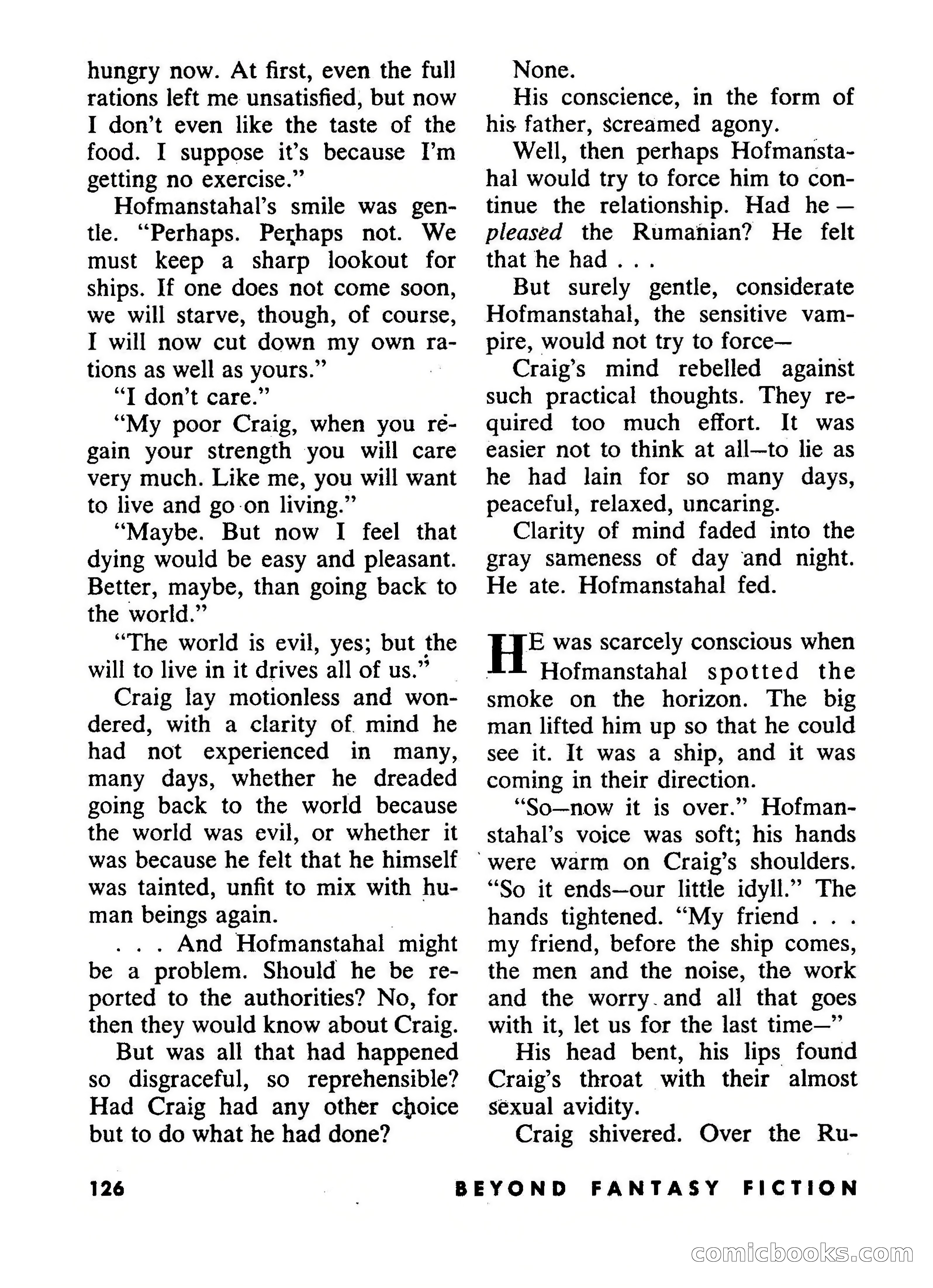 Beyond Fantasy Fiction, July 1953 — page 128 of 164