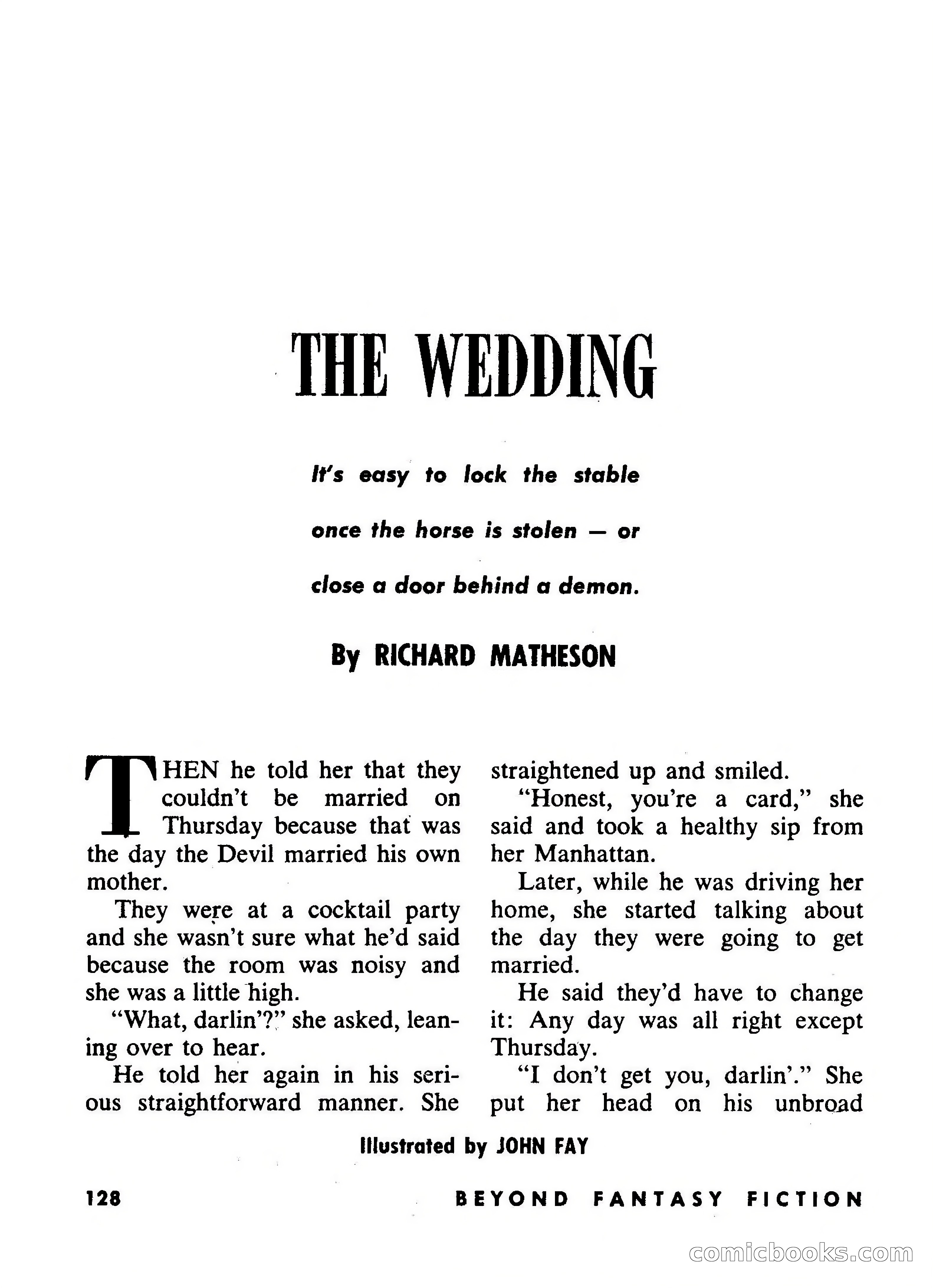 Beyond Fantasy Fiction, July 1953 — page 130 of 164