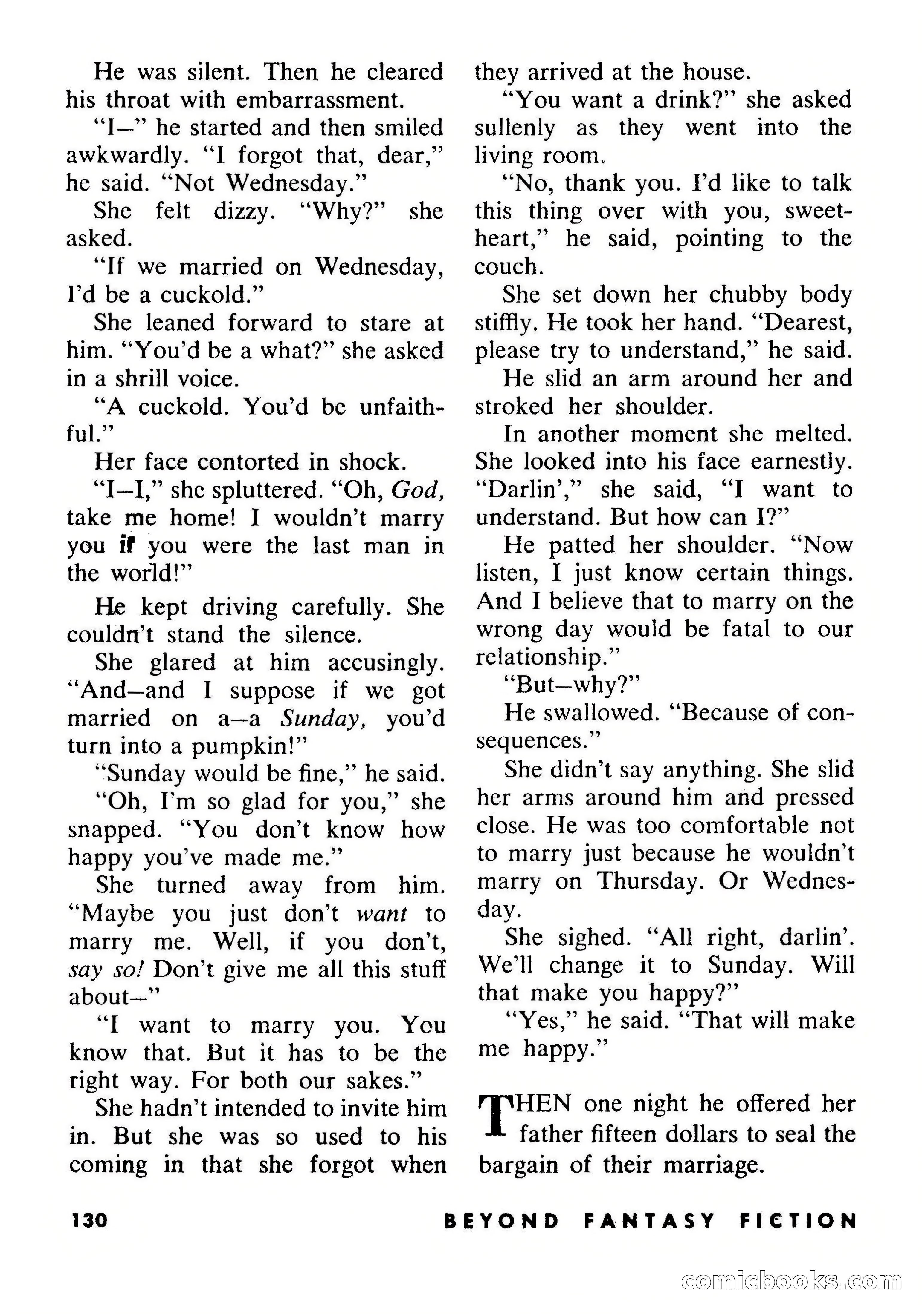 Beyond Fantasy Fiction, July 1953 — page 132 of 164
