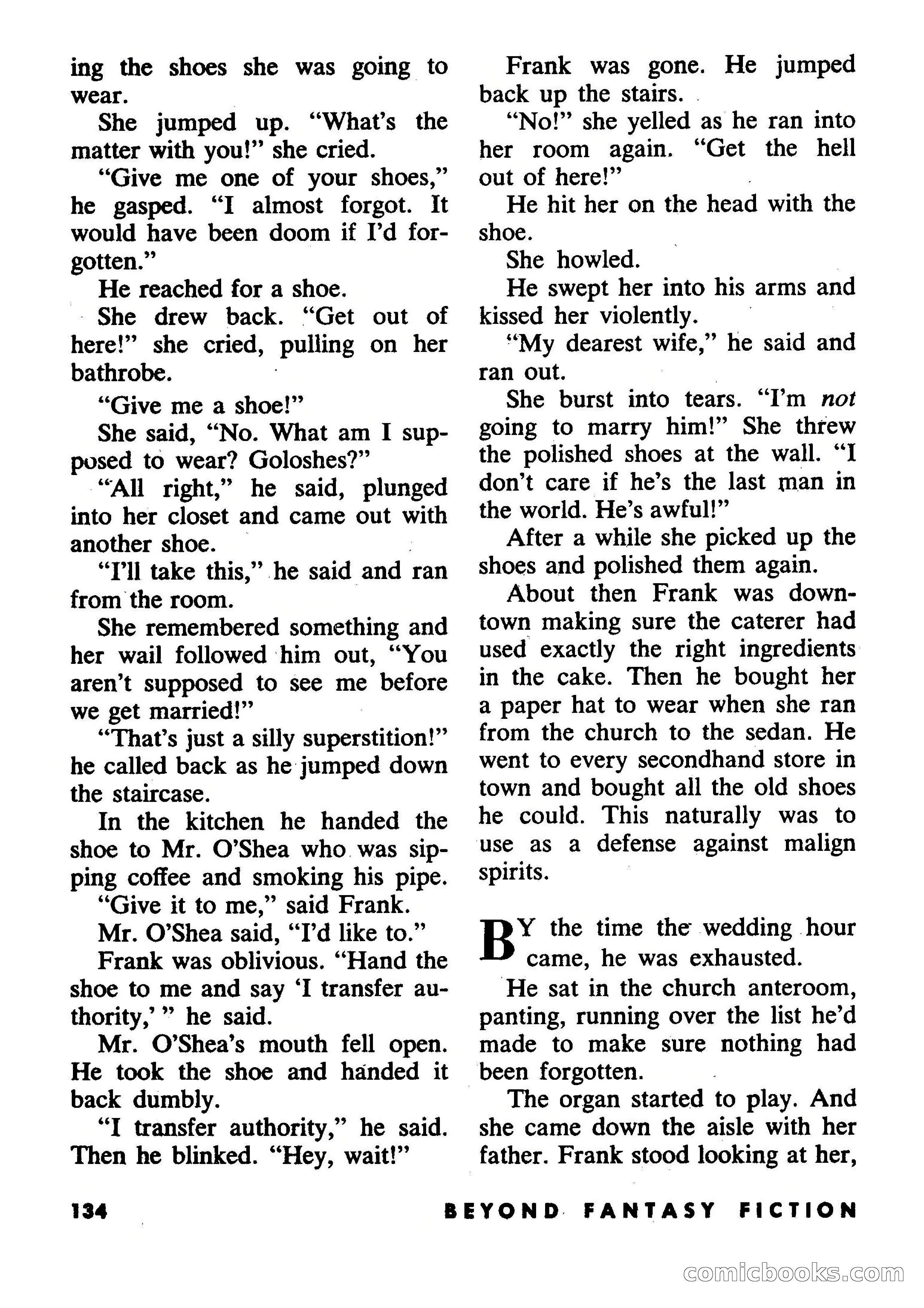 Beyond Fantasy Fiction, July 1953 — page 136 of 164