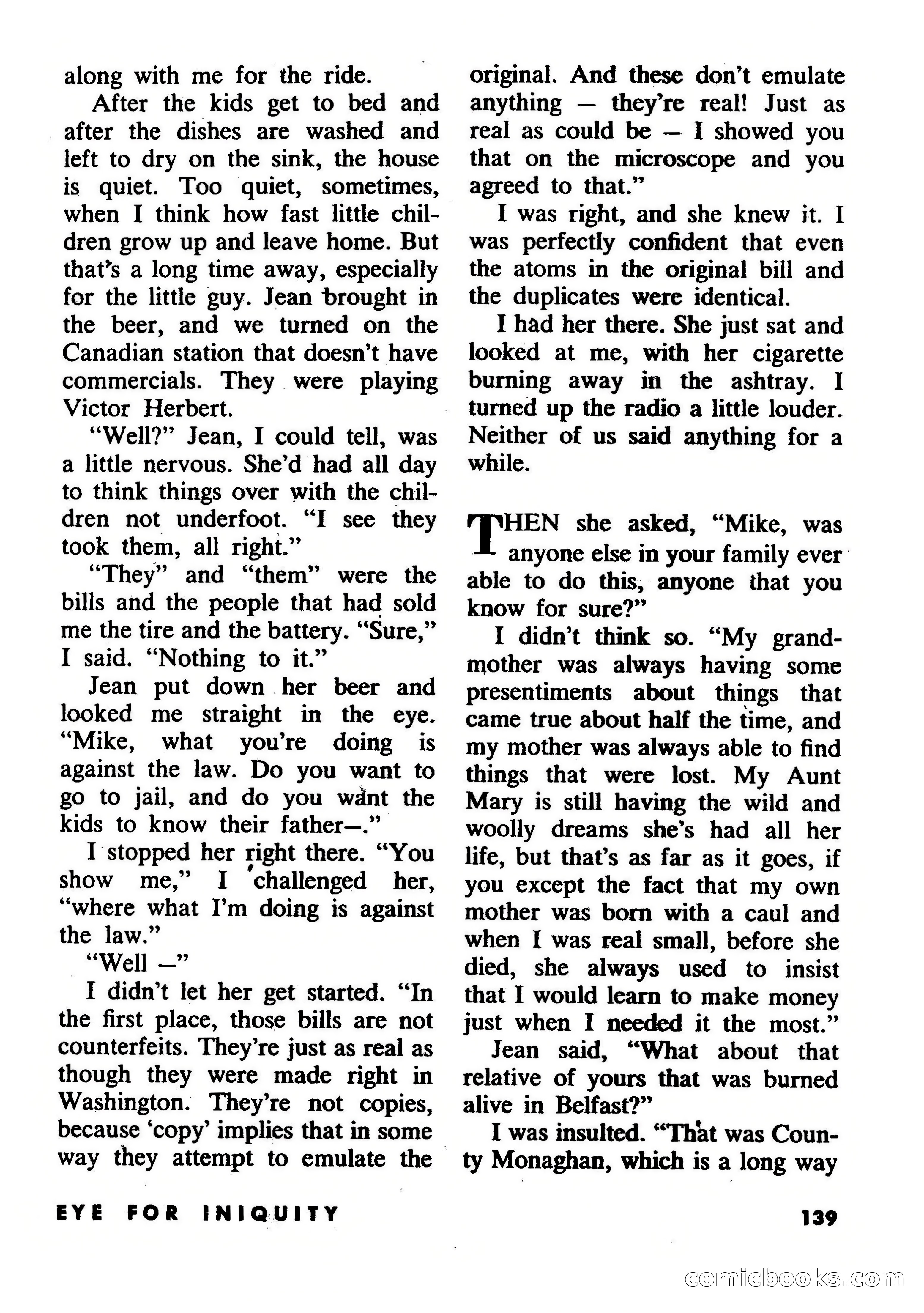 Beyond Fantasy Fiction, July 1953 — page 141 of 164