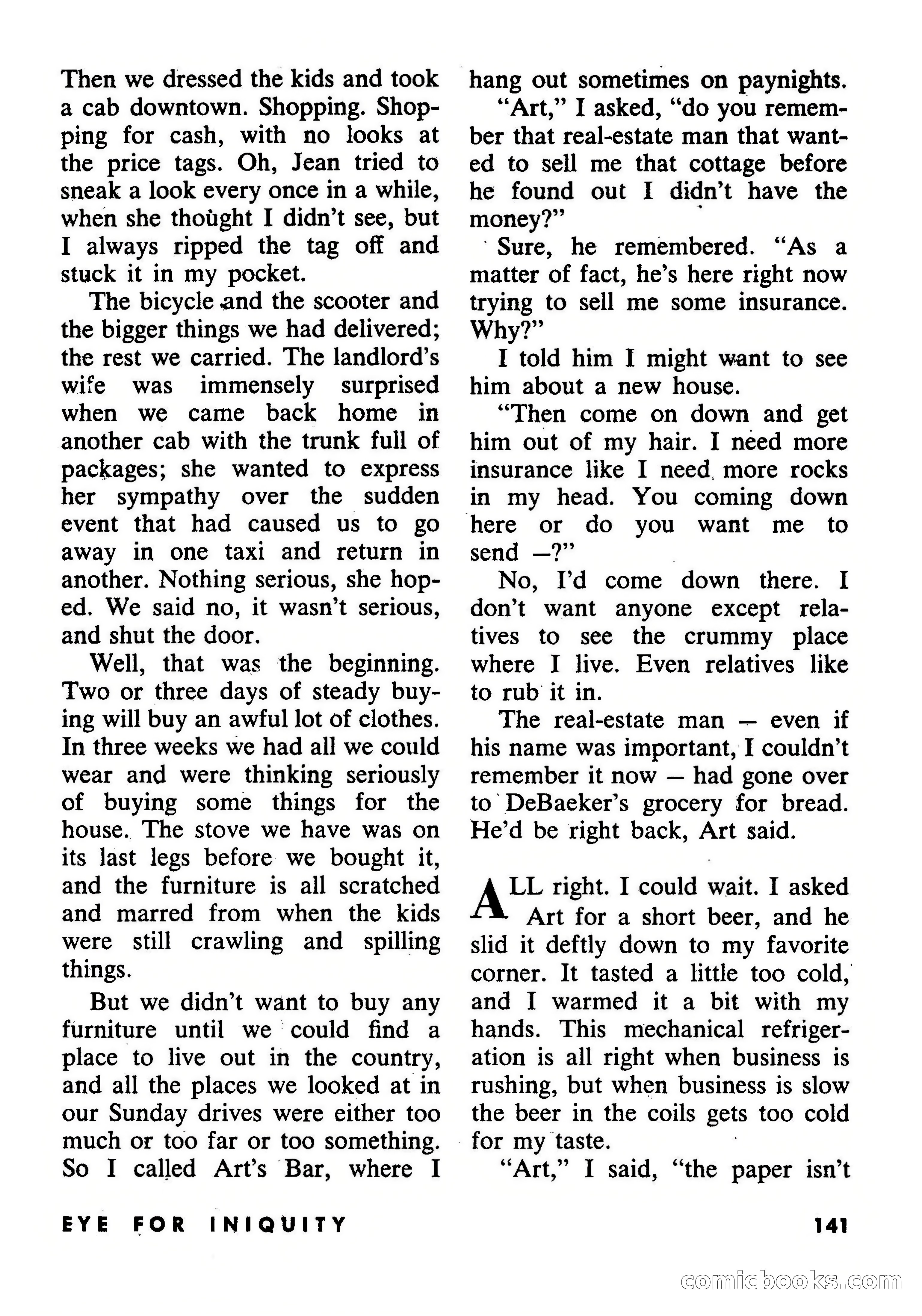 Beyond Fantasy Fiction, July 1953 — page 143 of 164