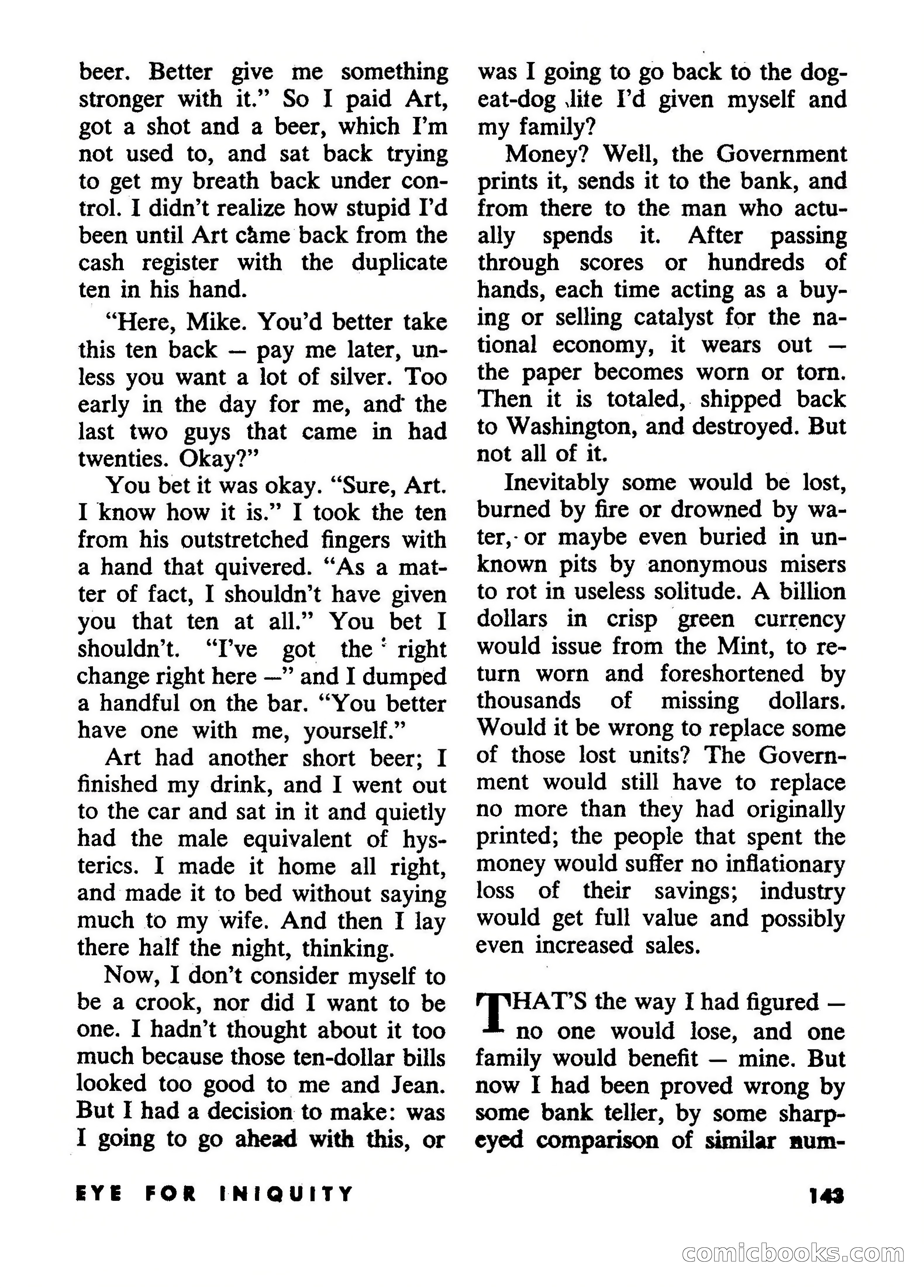 Beyond Fantasy Fiction, July 1953 — page 145 of 164