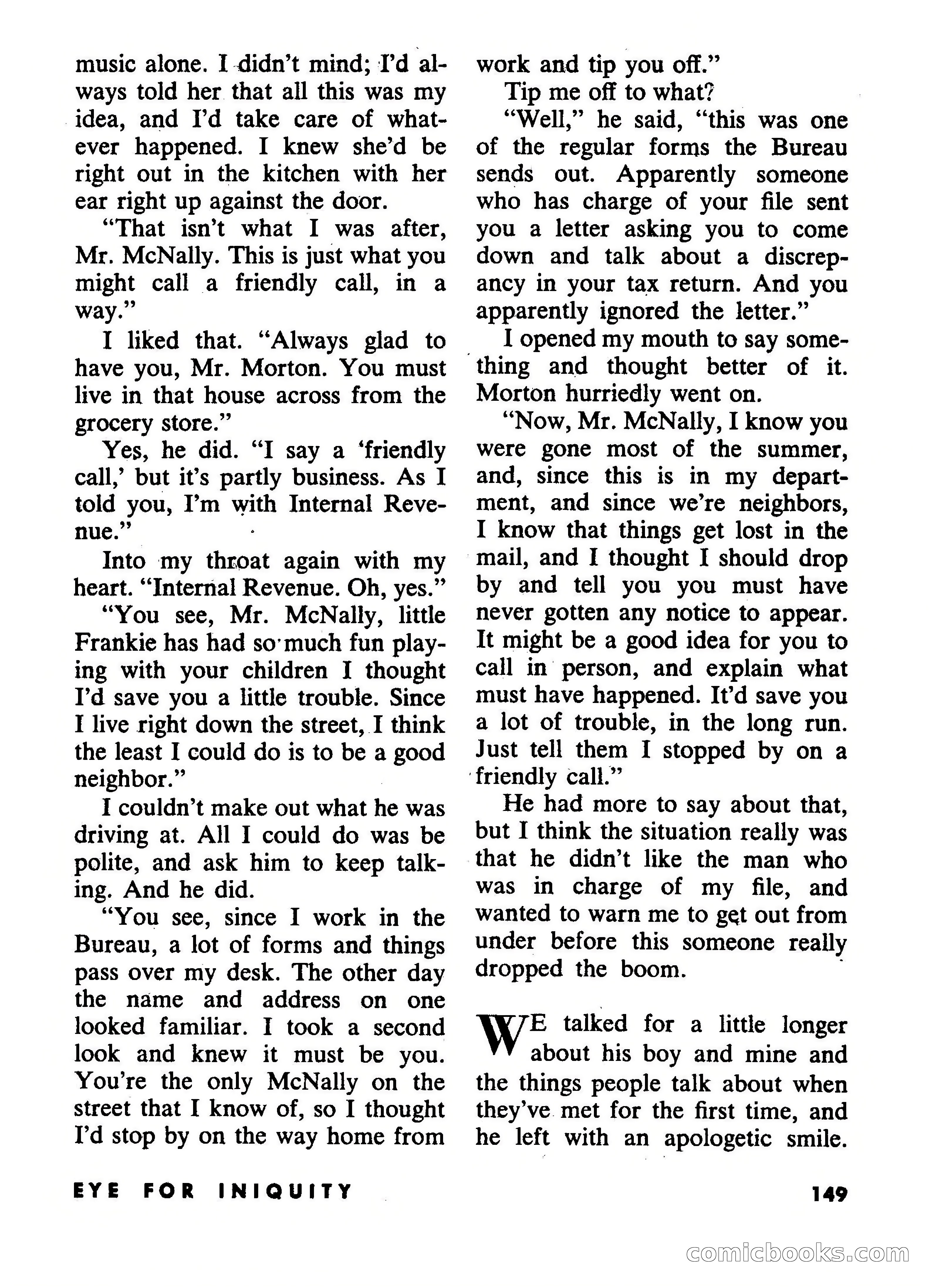 Beyond Fantasy Fiction, July 1953 — page 151 of 164