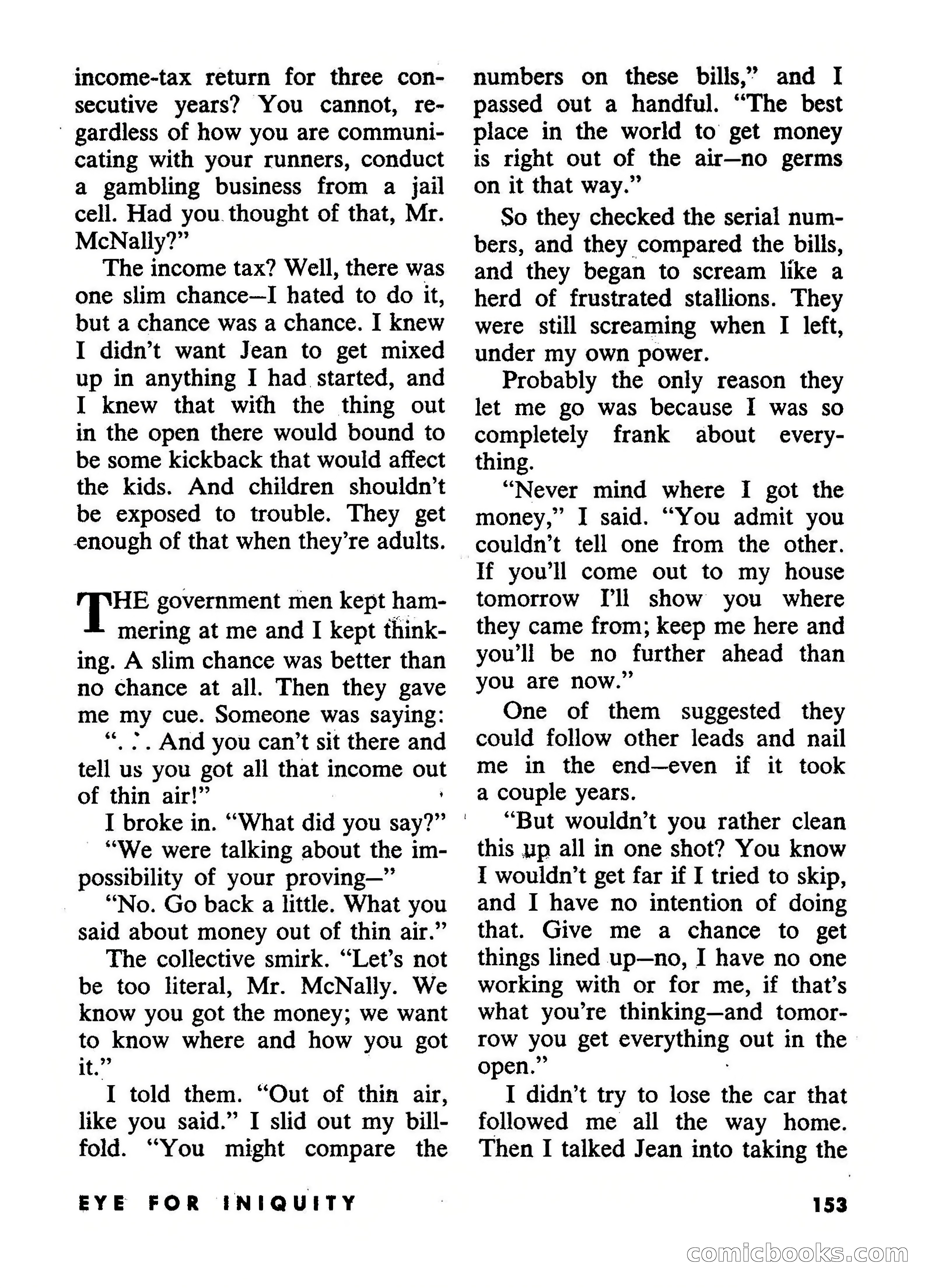 Beyond Fantasy Fiction, July 1953 — page 155 of 164