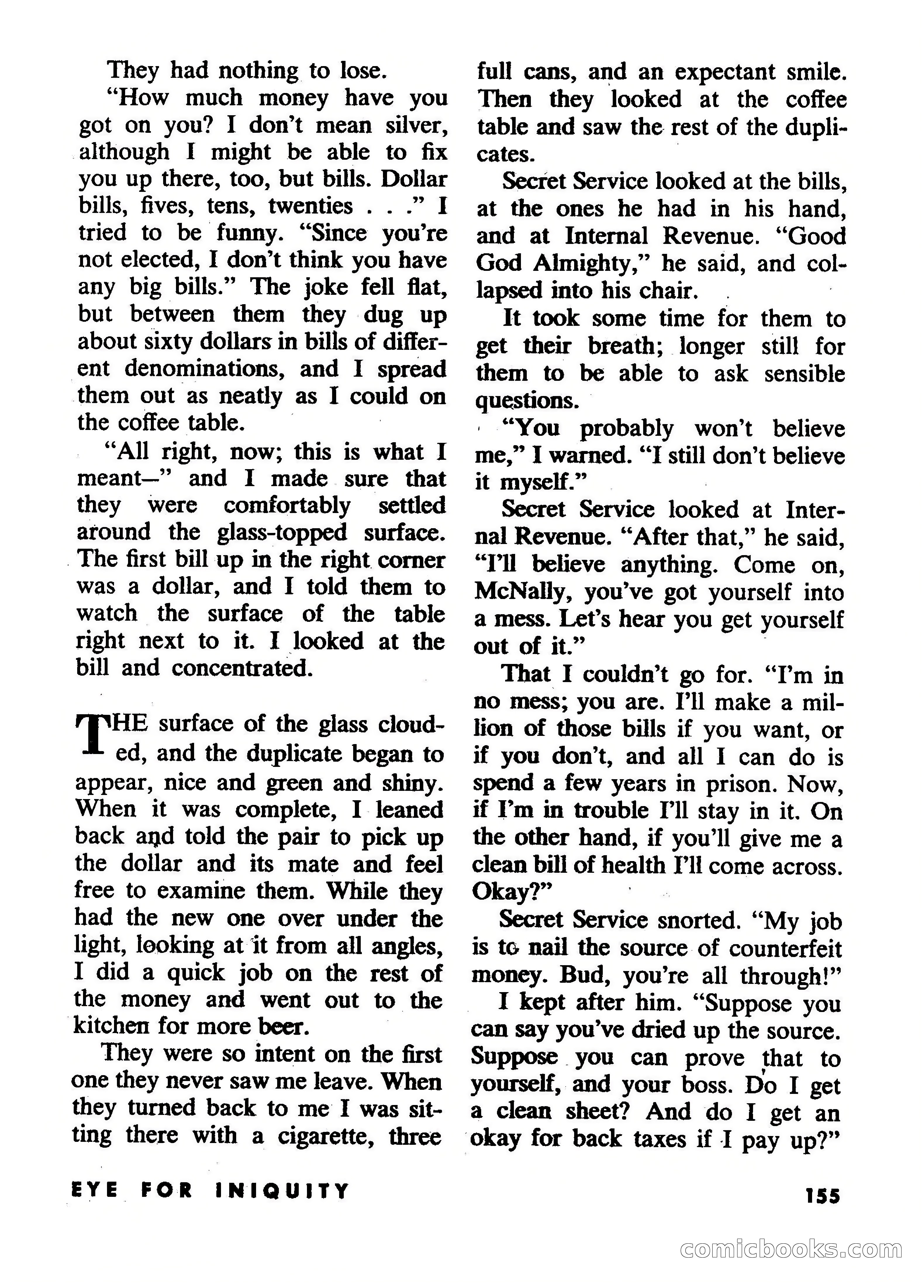 Beyond Fantasy Fiction, July 1953 — page 157 of 164