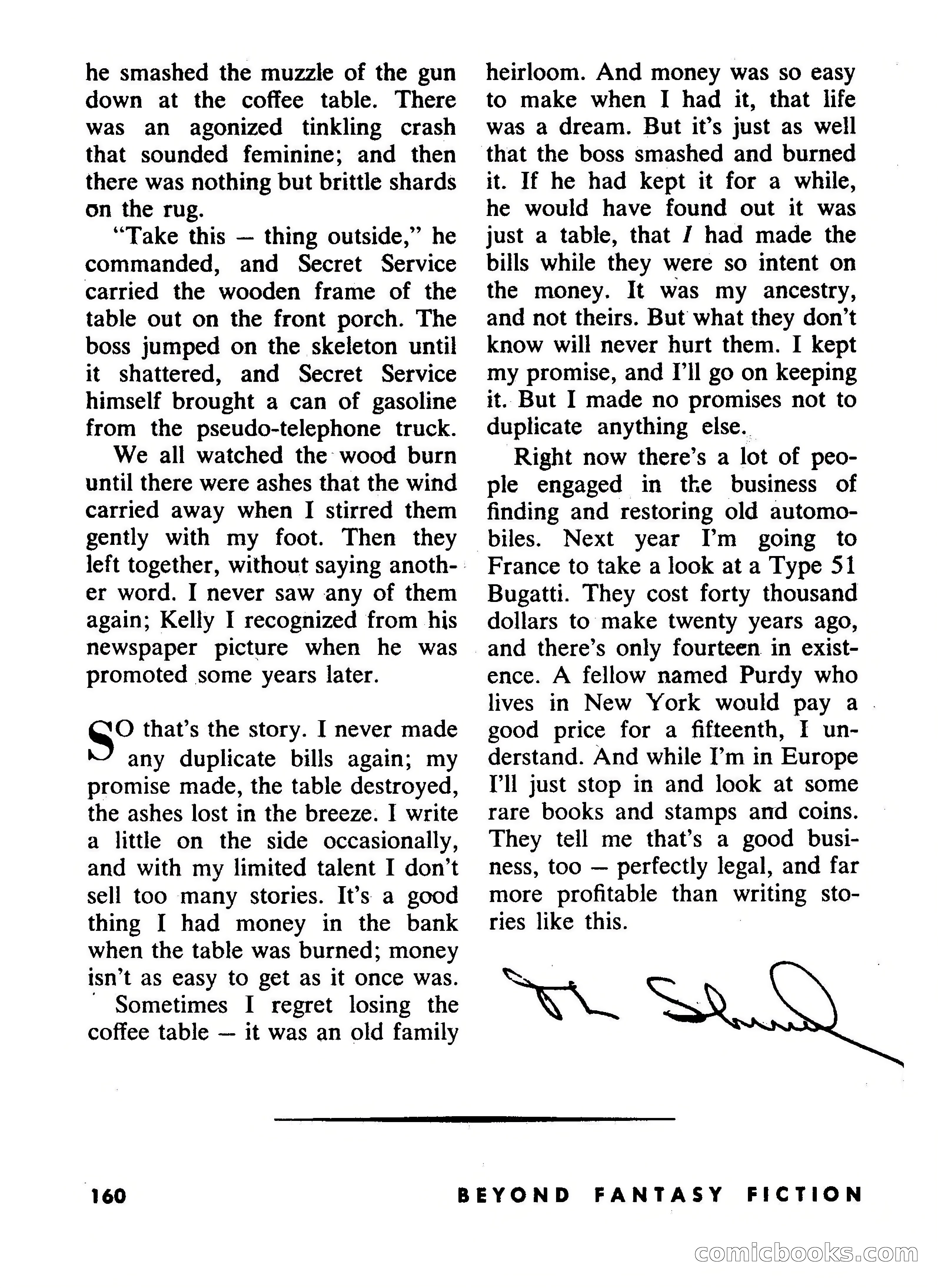 Beyond Fantasy Fiction, July 1953 — page 162 of 164
