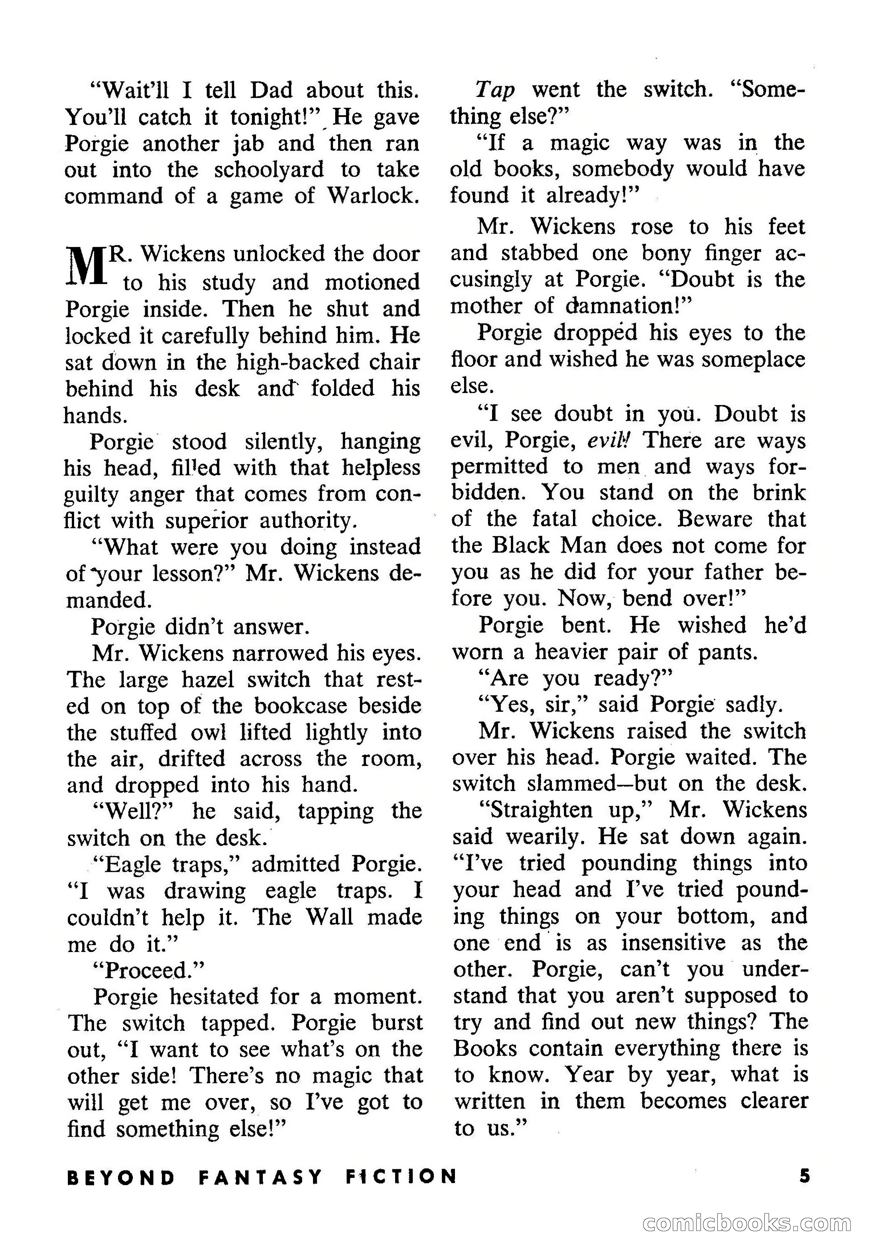 Beyond Fantasy Fiction, September 1953 — page 7 of 164
