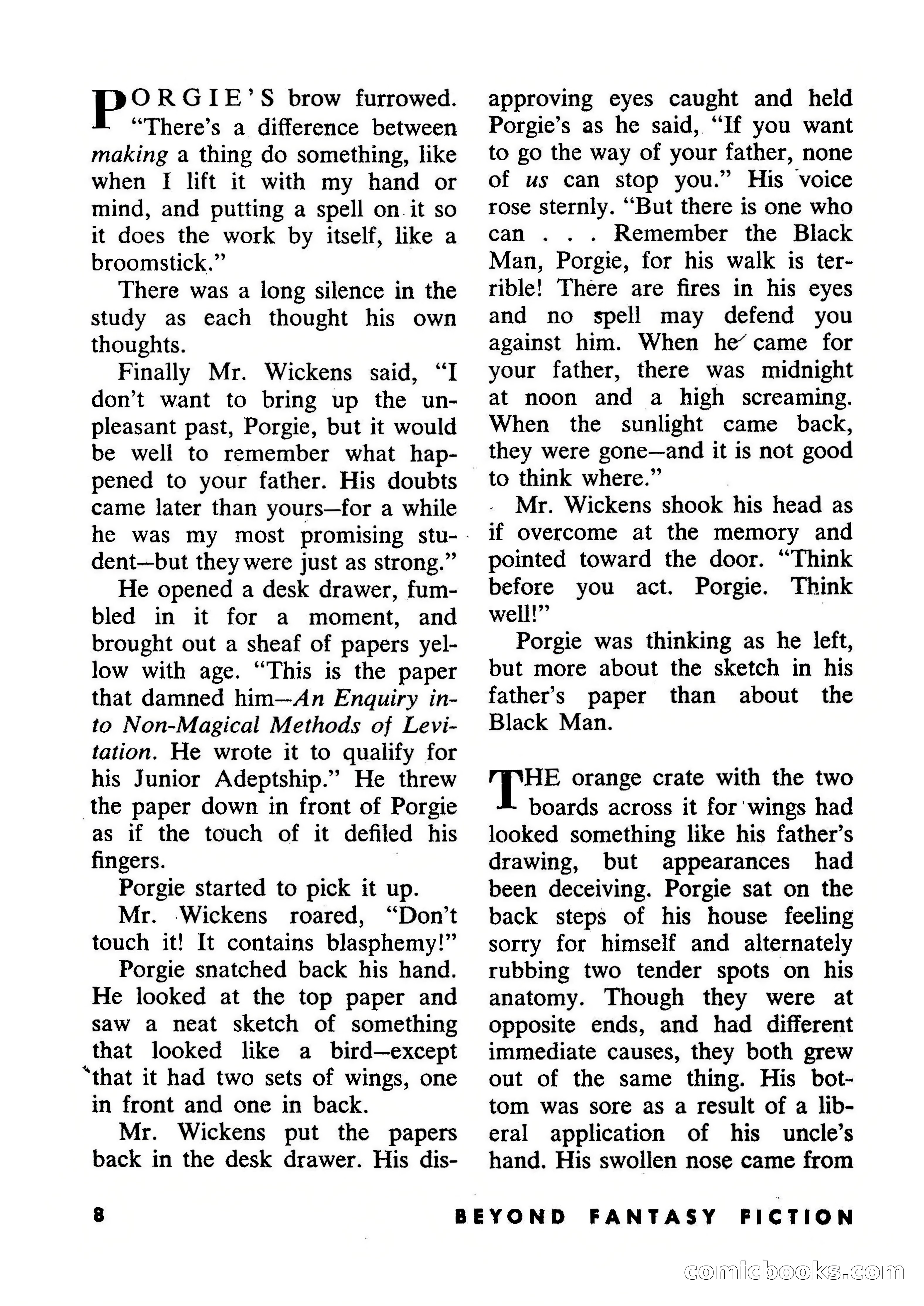 Beyond Fantasy Fiction, September 1953 — page 10 of 164